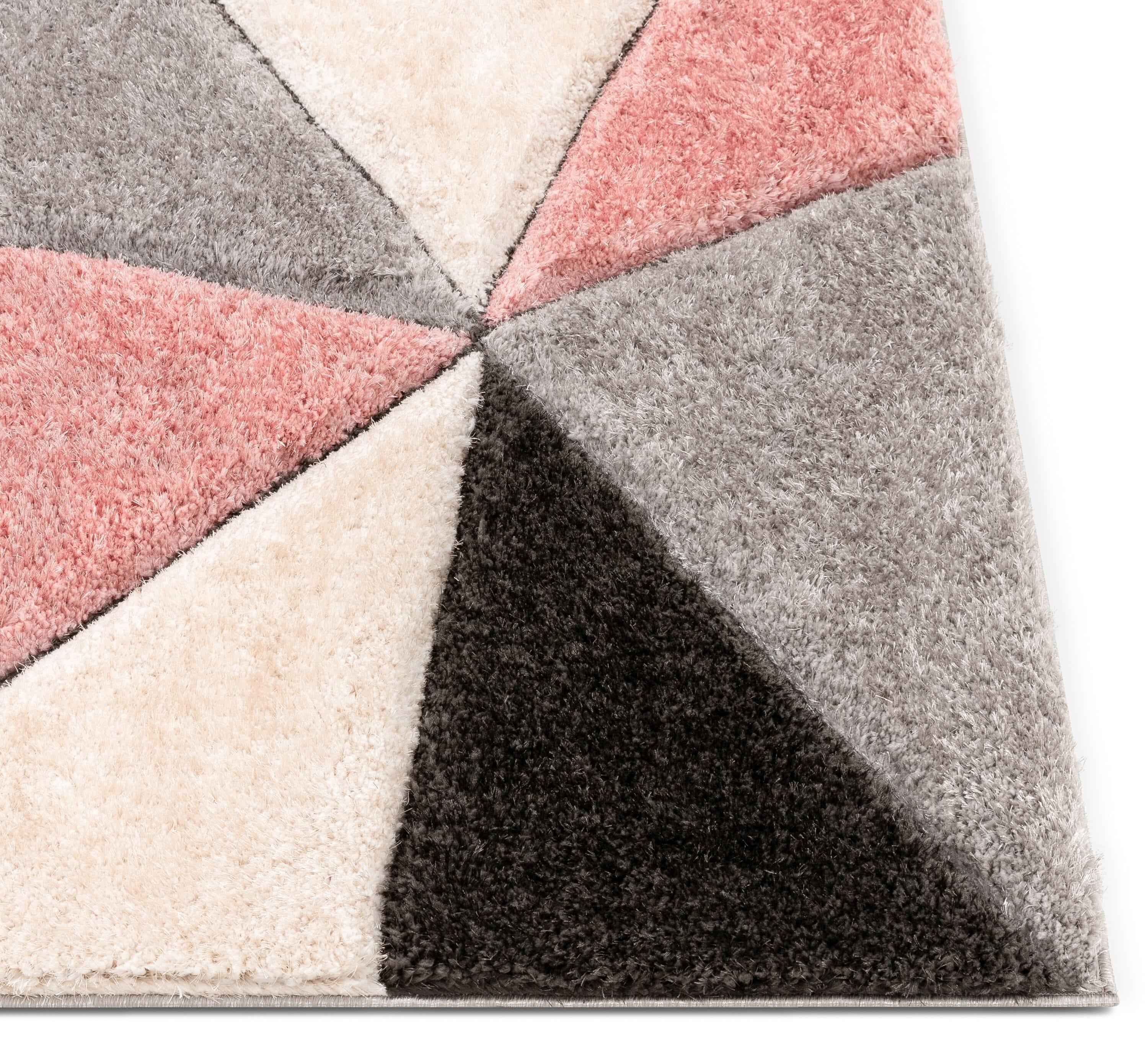 Cobina Shag Blush/Cream Area Rug