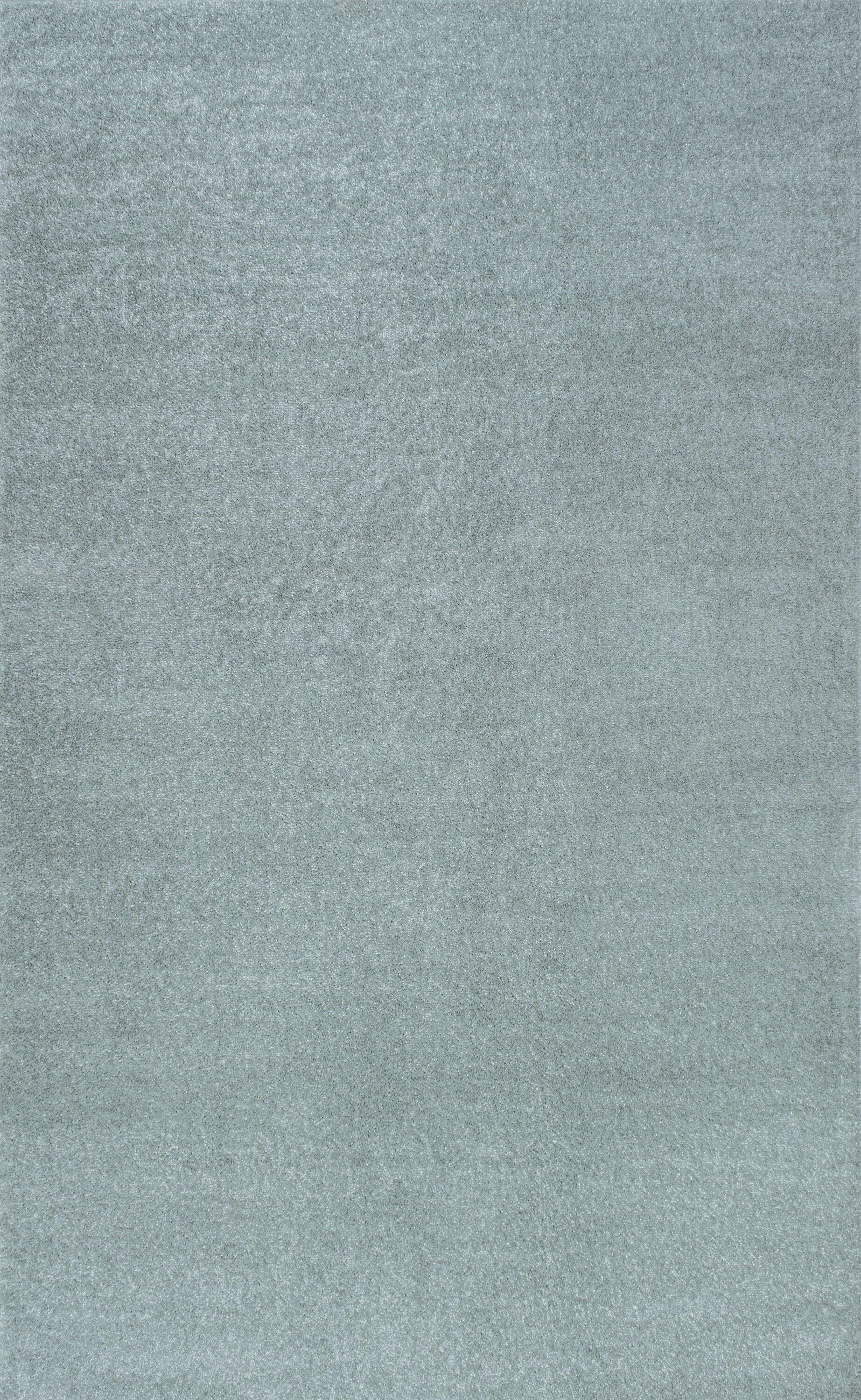 9'x12' Haze Solid Low-Pile, Light Blue - JONATHAN Y