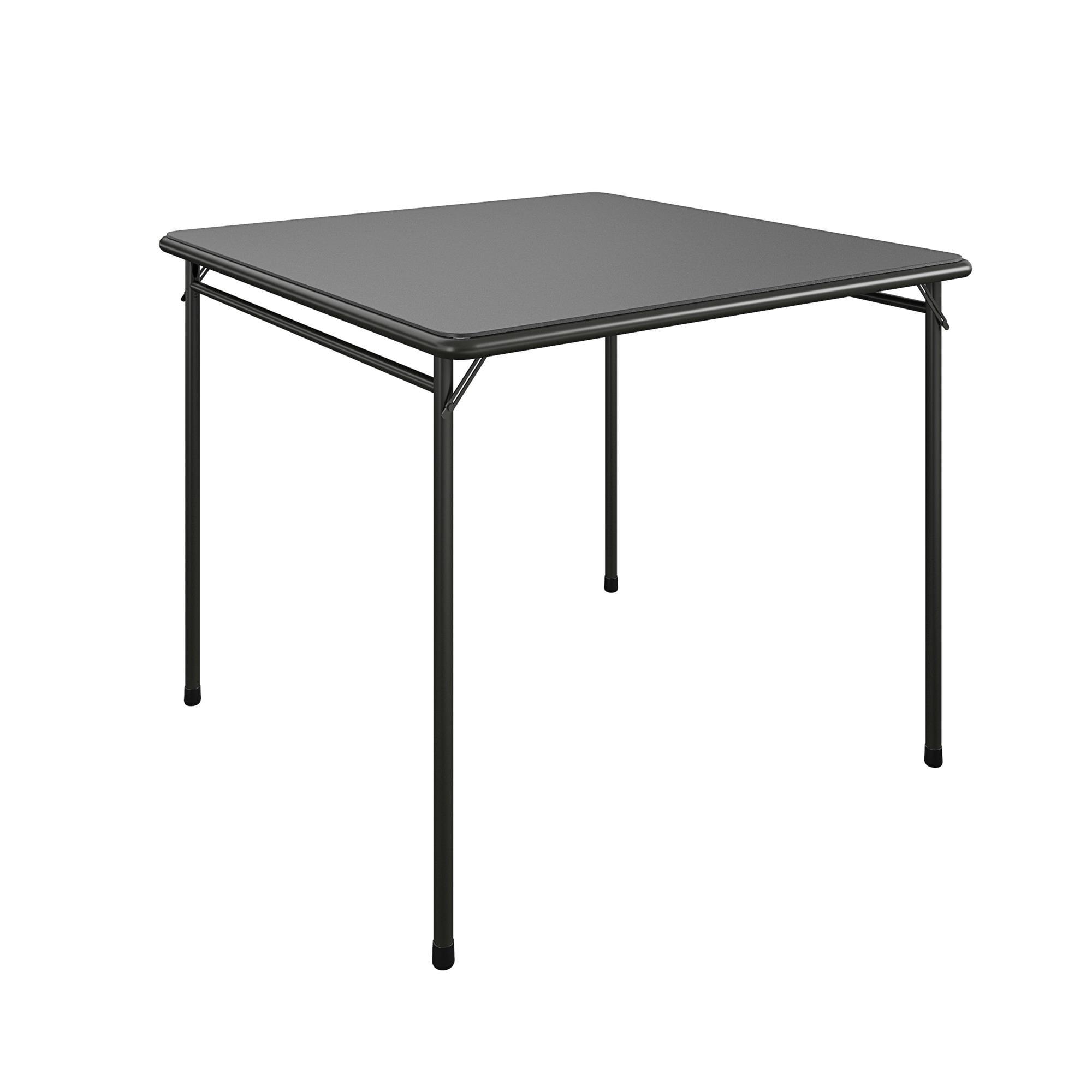 COSCO COSCO 5-Piece Folding Fabric Dining Set & 34" Vinyl Card Table