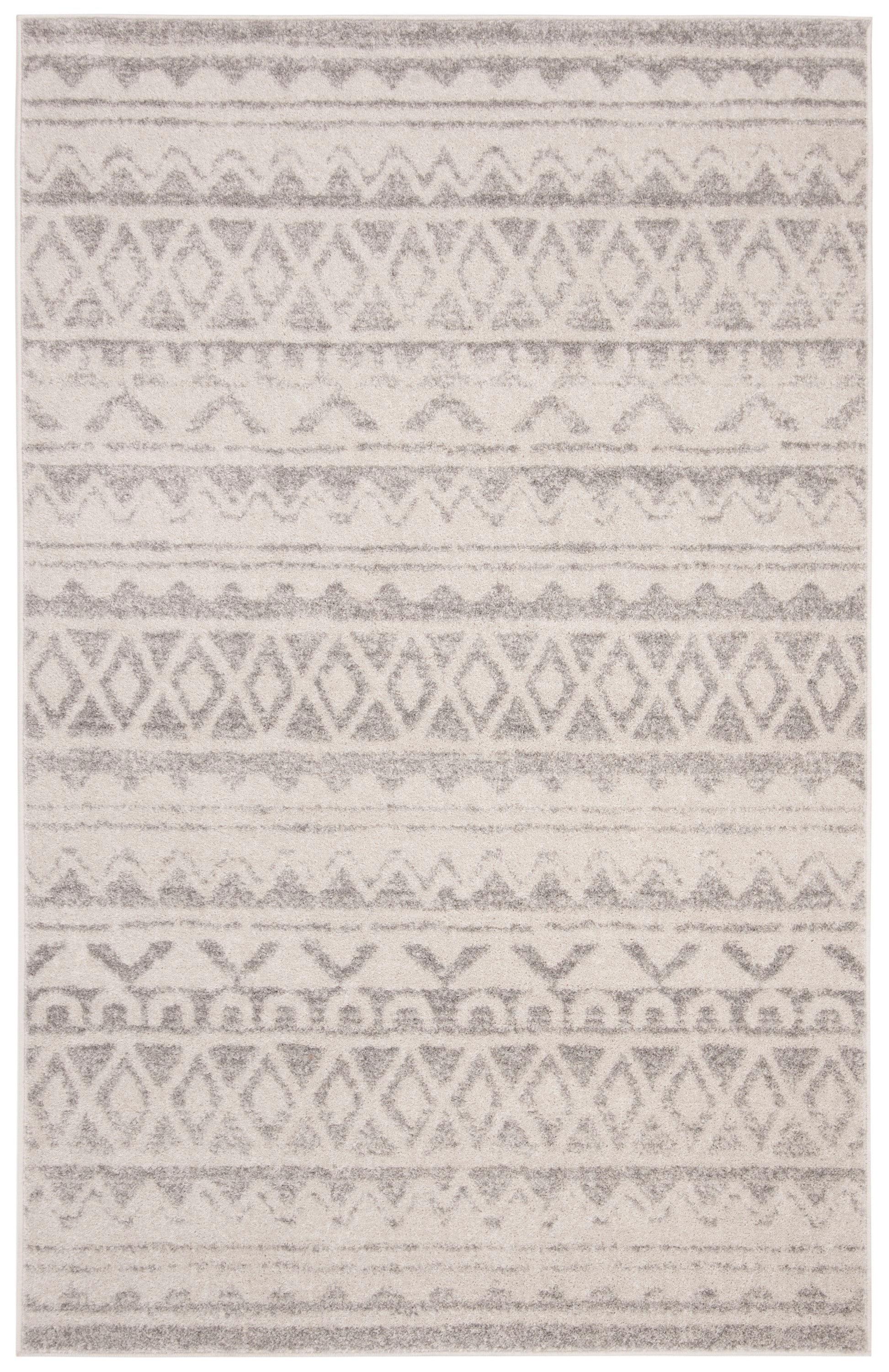 SAFAVIEH Adirondack Emil Southwestern Area Rug, Ivory/Grey, 5'1" x 7'6"