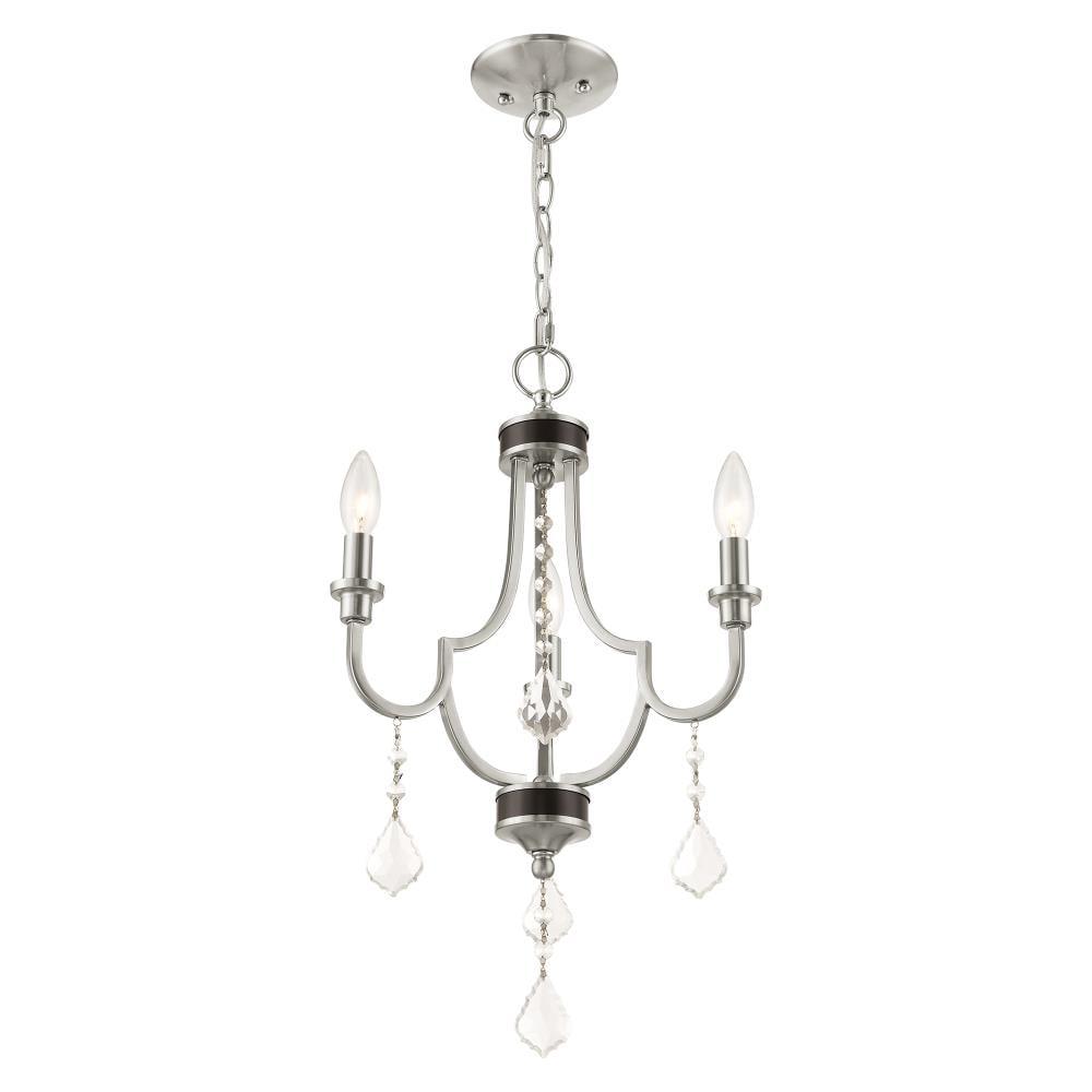 Livex Lighting Glendale 3 - Light Chandelier in  Brushed Nickel