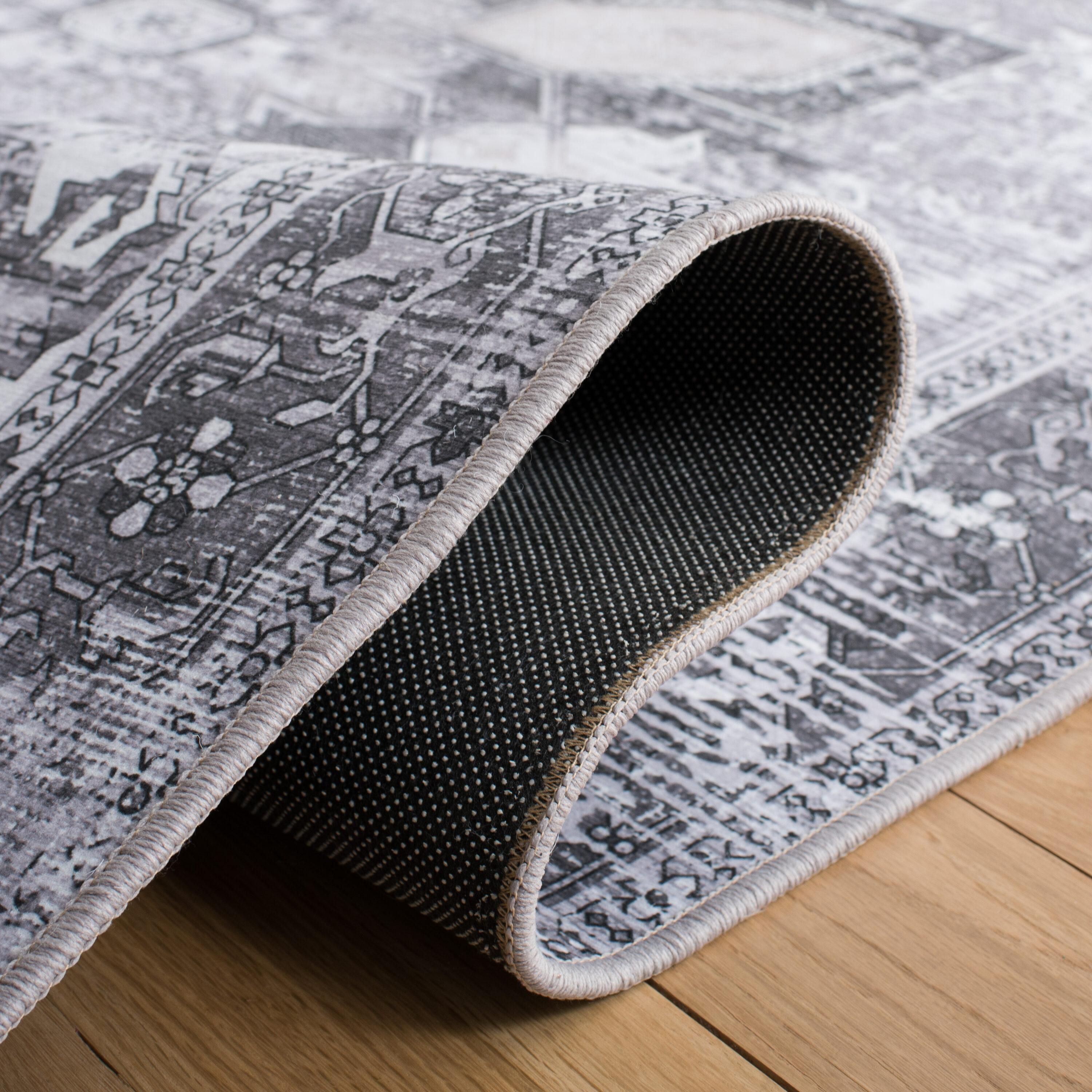 Tucson TSN102 Power Loomed Machine Washable Area Rug - Dark Sage/Ivory - 6'x9' - Safavieh.