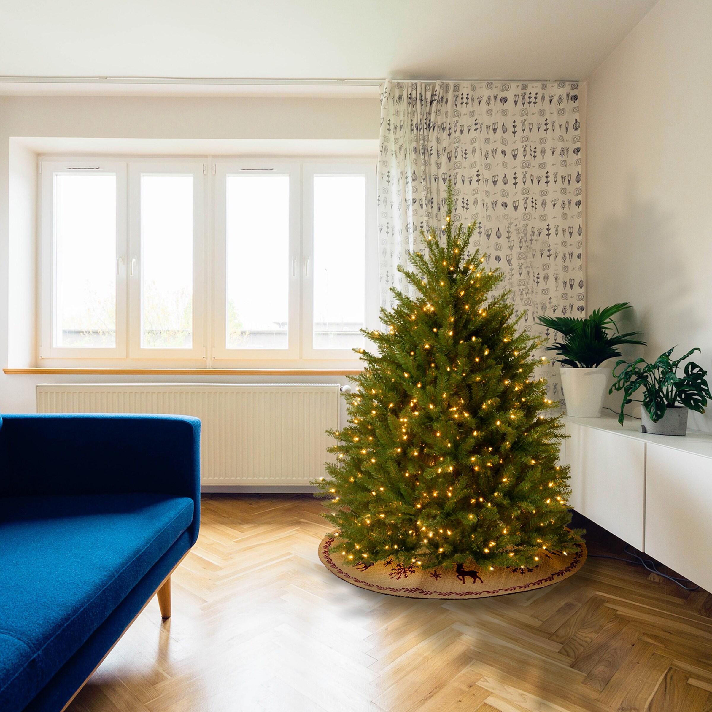 The Holiday Aisle® Dunhill Fir Tree with Clear Lights