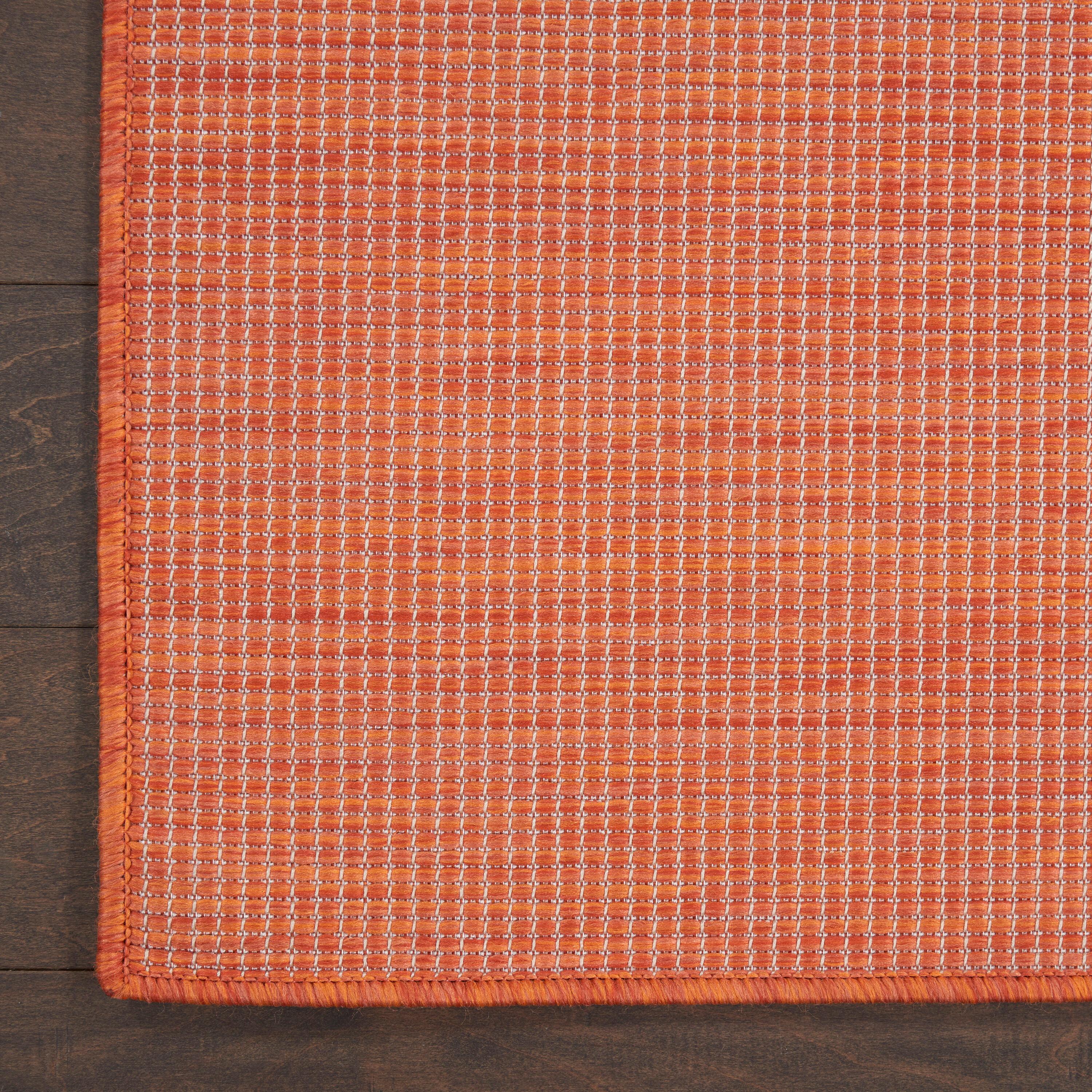 Nourison Positano POS01 Indoor/outdoor Area Rug - Terracotta 4' x 6'