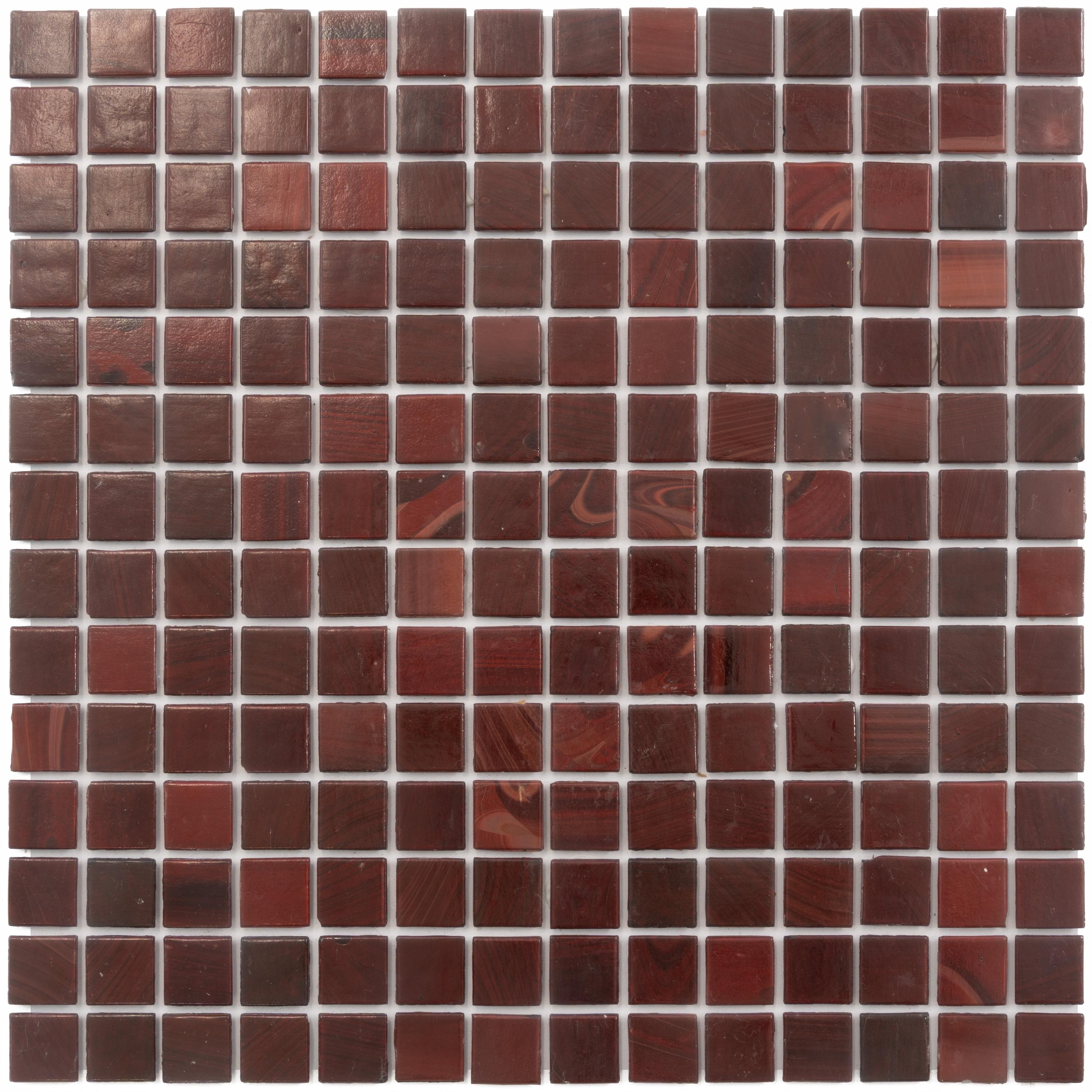 Dune 0.8" x 0.8" Glass Grid Mosaic Wall & Floor Tile