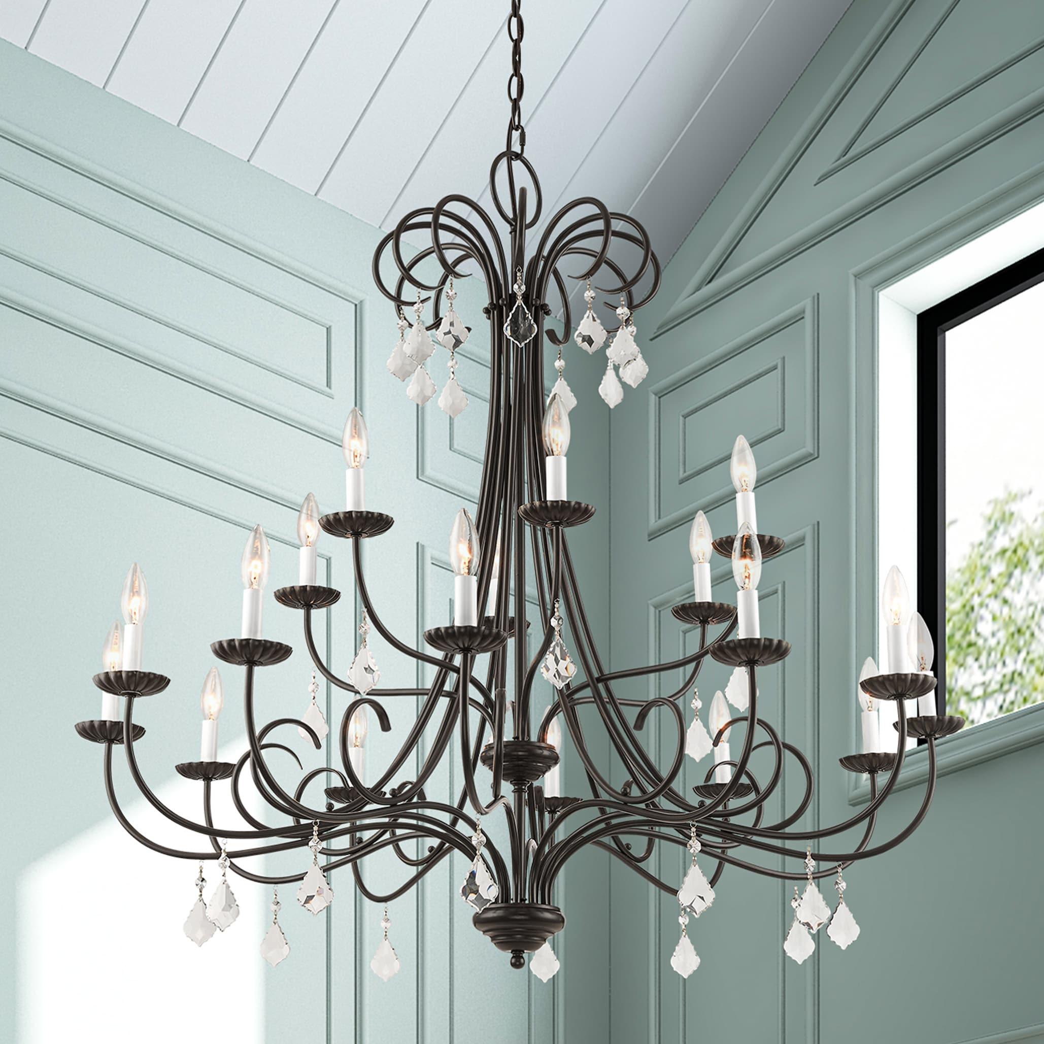 Livex Lighting Daphne 18 - Light Chandelier in  English Bronze