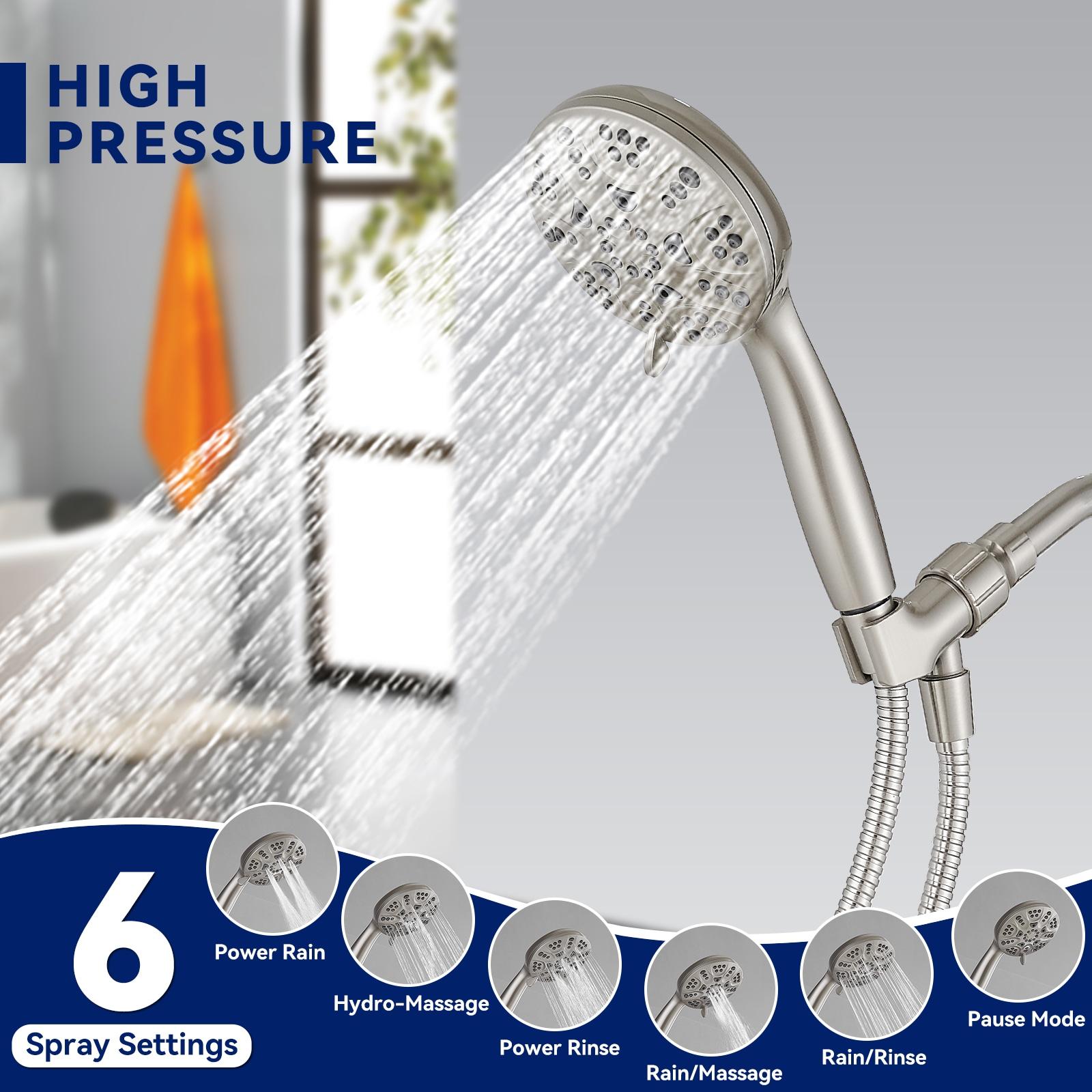 VIBRANTBATH H-7803-N Adjustable Shower Head 1.8 GPM GPM