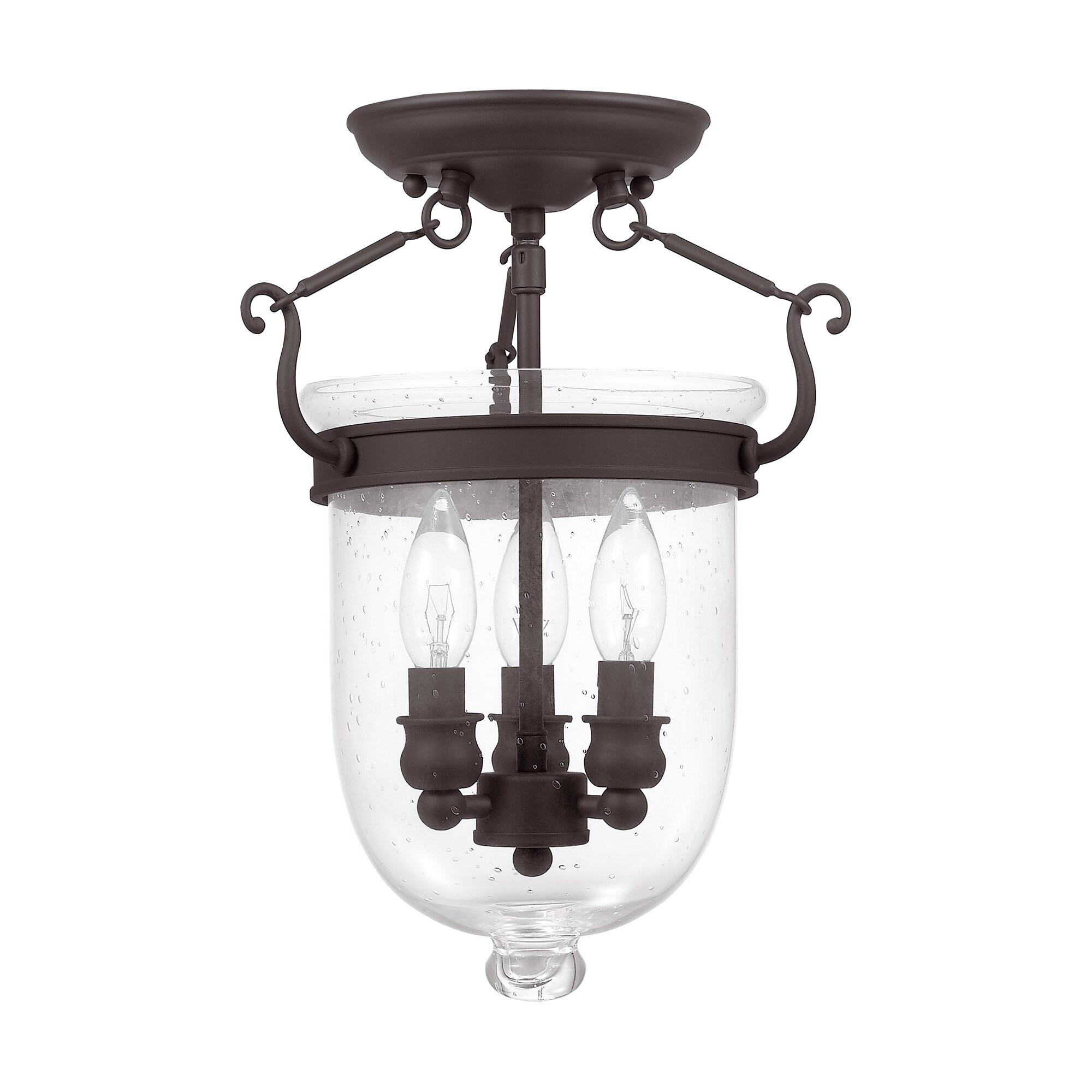 Breakwater Bay Phippsburg Glass Semi Flush Mount