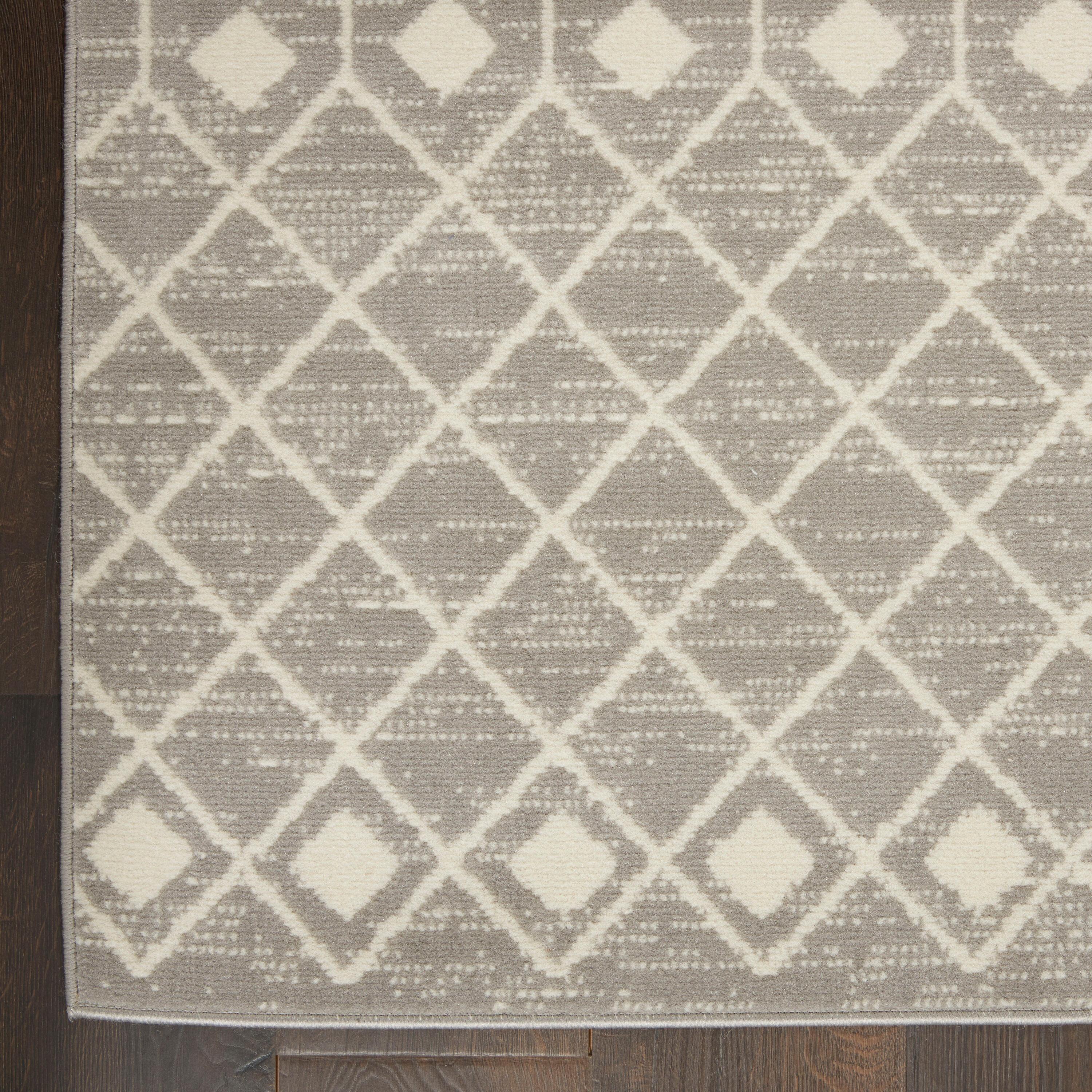 Nourison Grafix GRF37 Indoor Area Rug Grey 7'10" x 9'10"