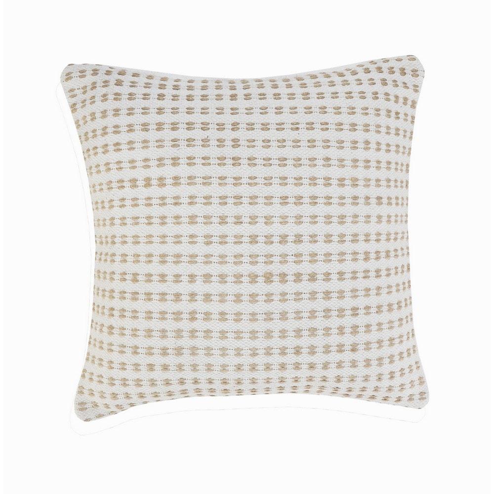 Willow Textured Cotton Throw Pillow