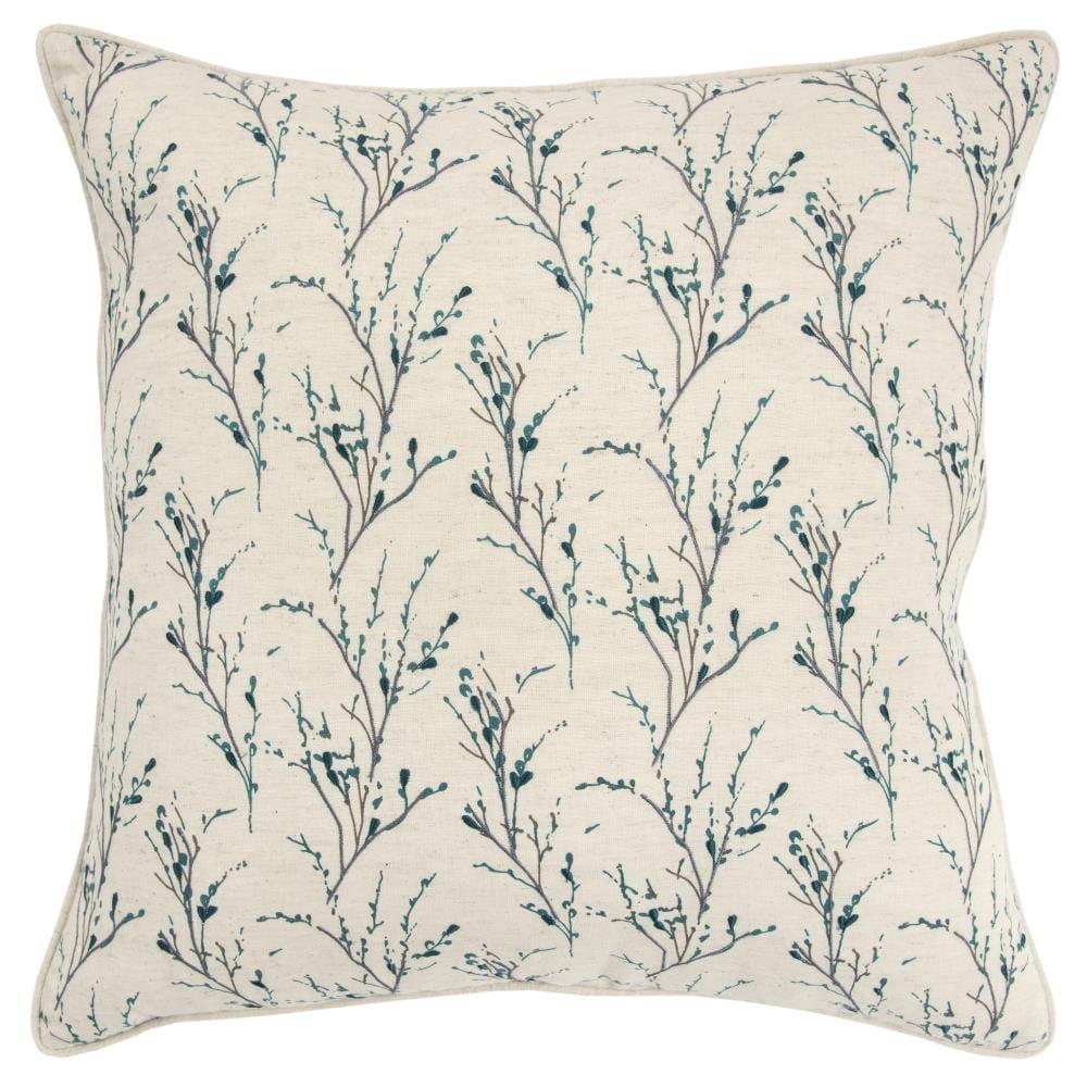 Rizzy Home Embroidered Cotton Throw Pillow