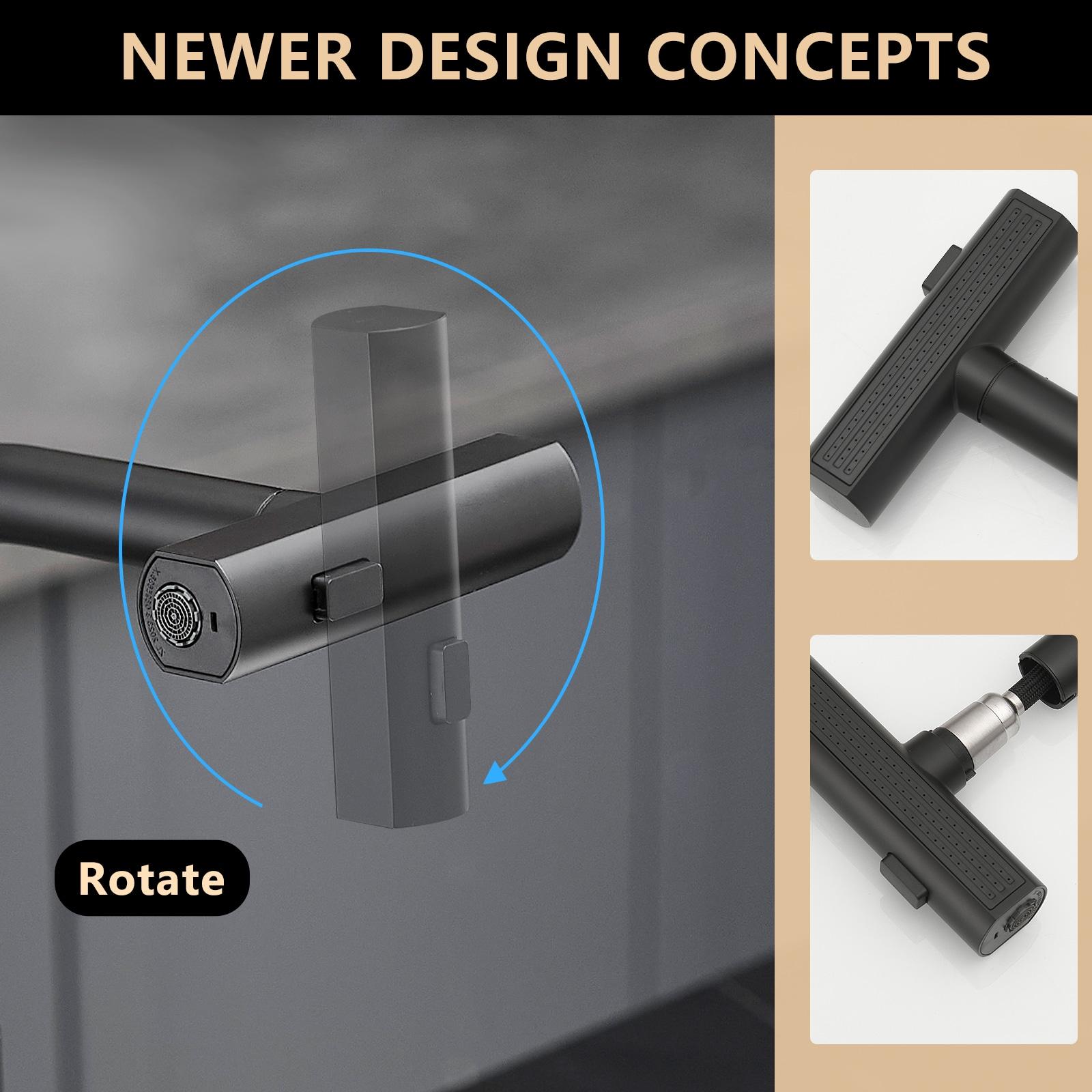 Mondawe Pull Down Kitchen Faucet