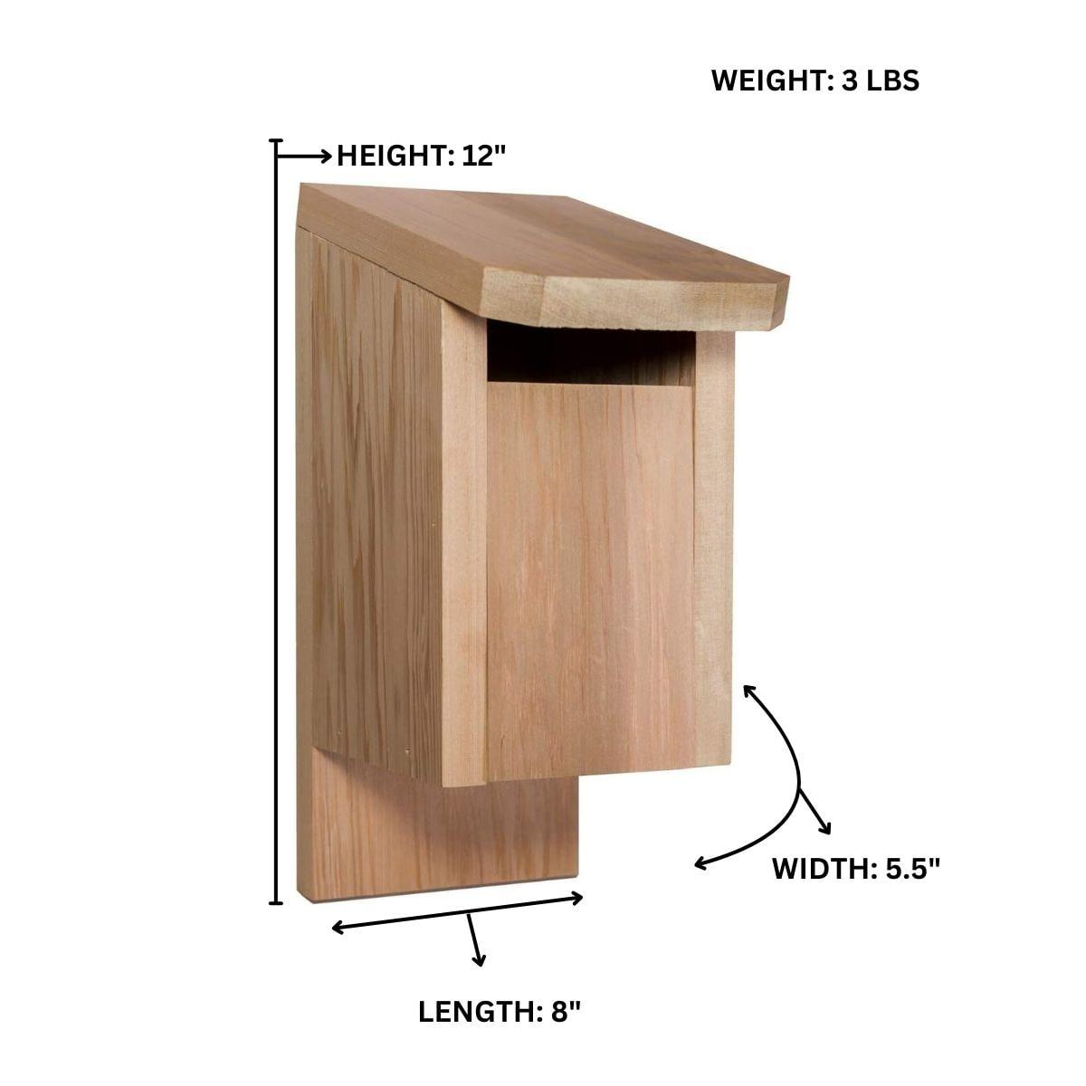 Union Rustic Ardoin Cedar Bluebird House