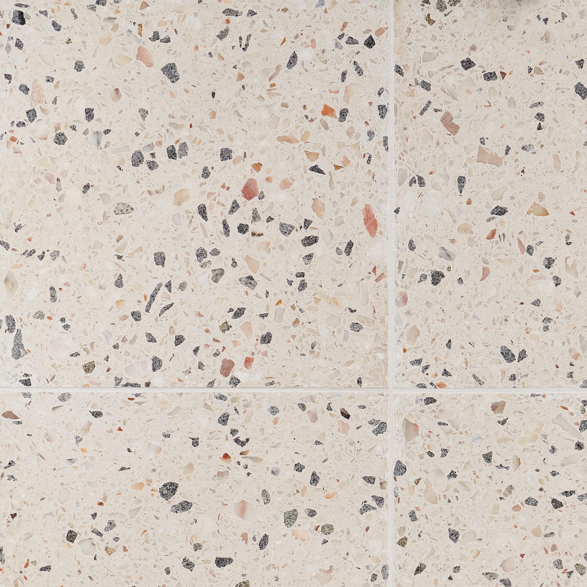 Durham 16.14 in. x 16.14 in. Polished Terrazzo Floor and Wall Tile (3.61 Sq. Ft. / Case)