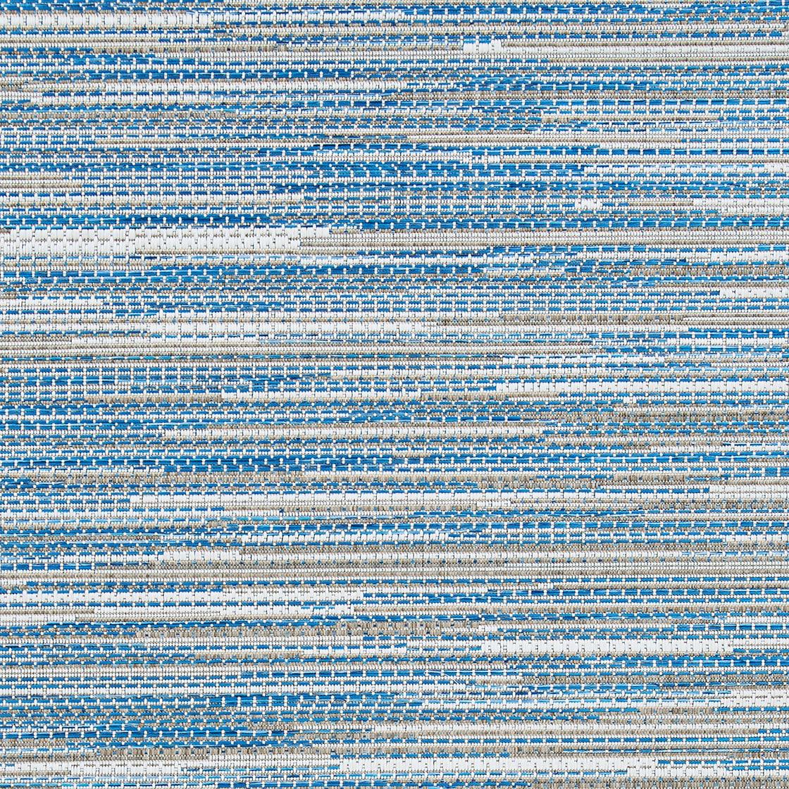 Couristan Monte Carlo Coastal Breeze Indoor/Outdoor Area Rug, 2'3" x 7'10" Runner, Ocean-Champagne