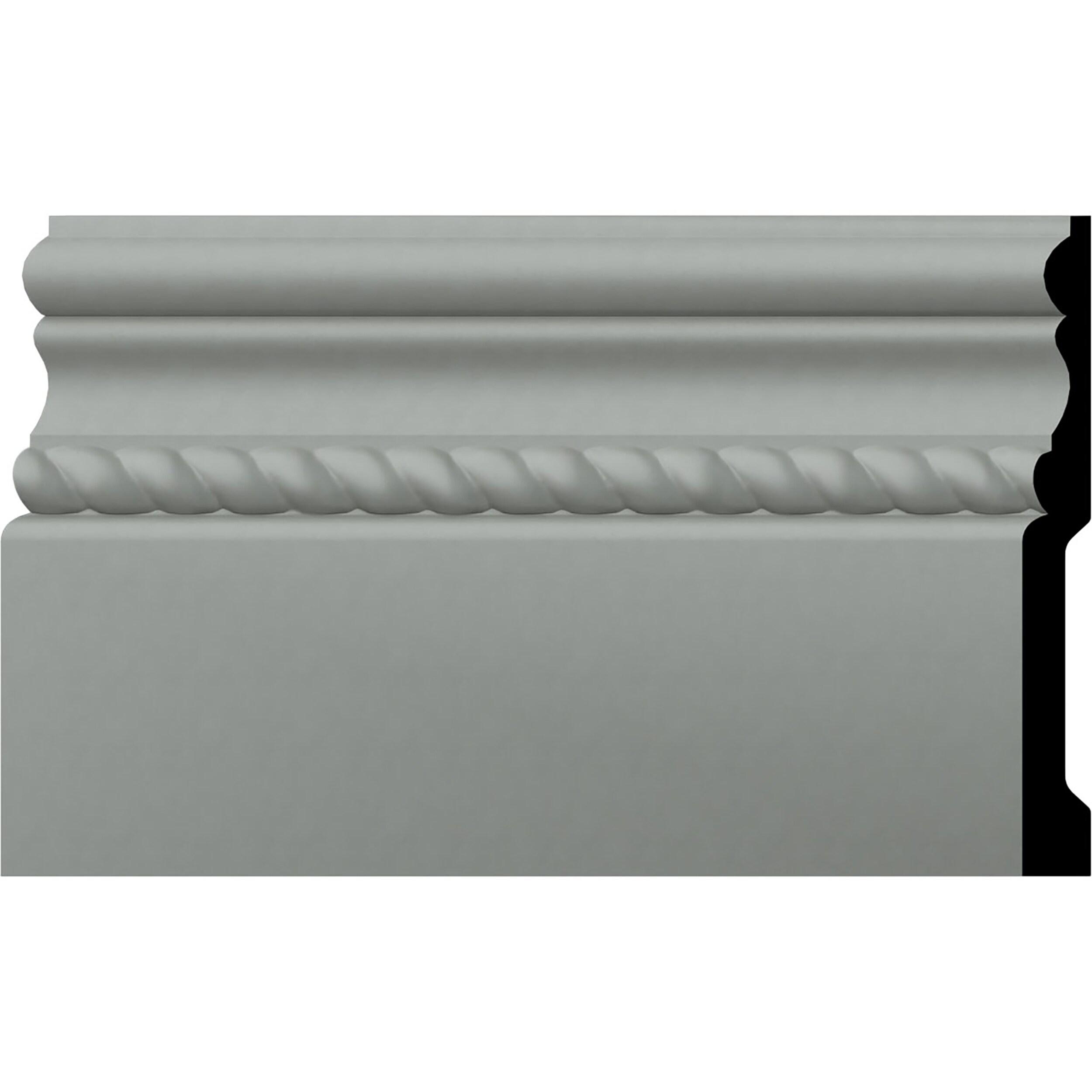 Ekena Millwork Oslo Rope Baseboard Moulding (2-Pack)