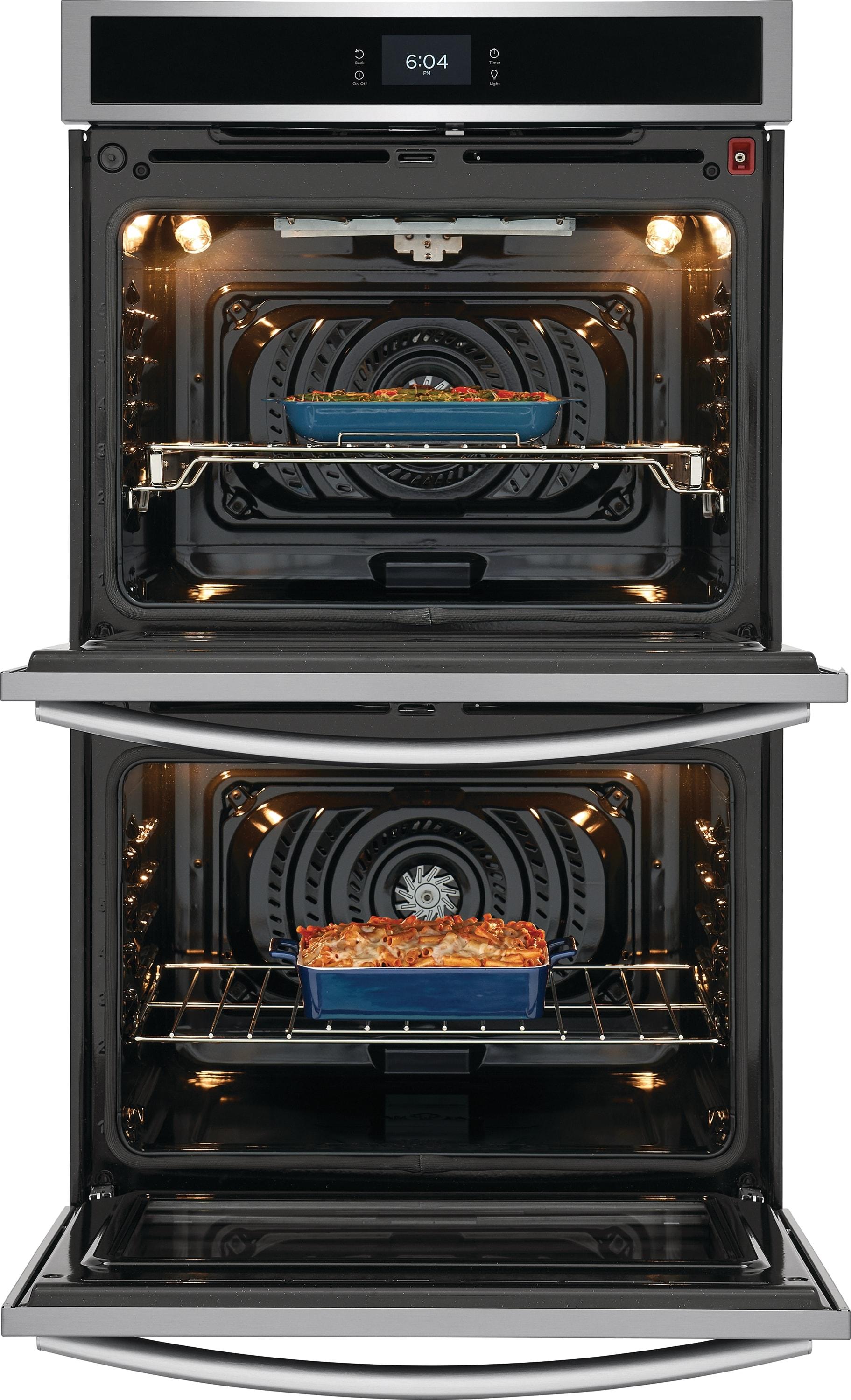 Stainless Steel Double Electric Wall Oven with Convection