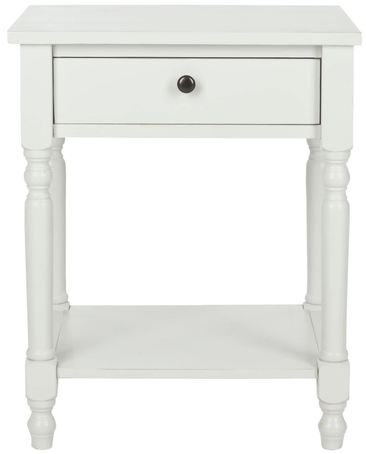 Tami Nightstand With Storage Drawer - Off White - Safavieh.