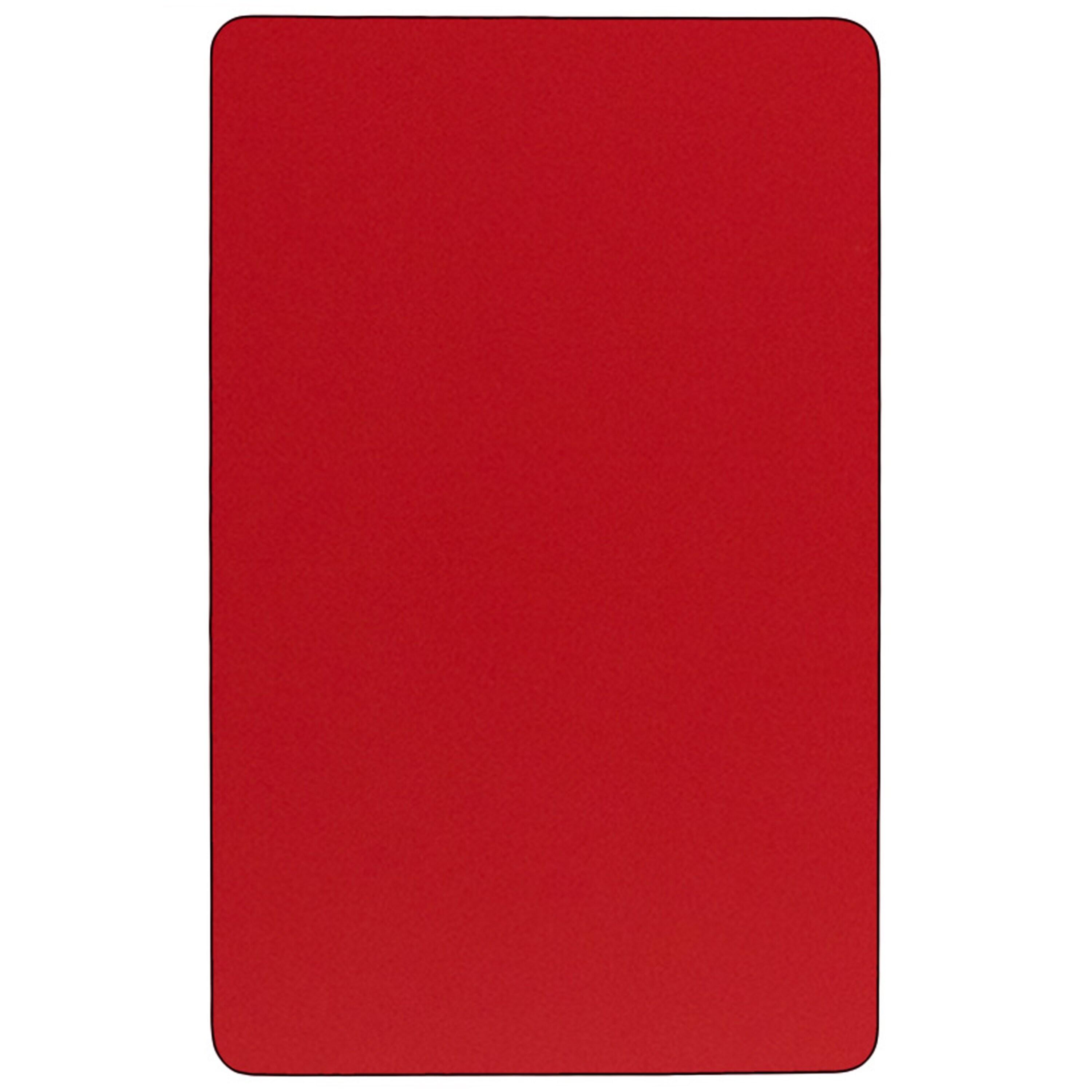 Goddard 24''W x 48''L Rectangular HP Laminate Activity Table - Adjustable Legs