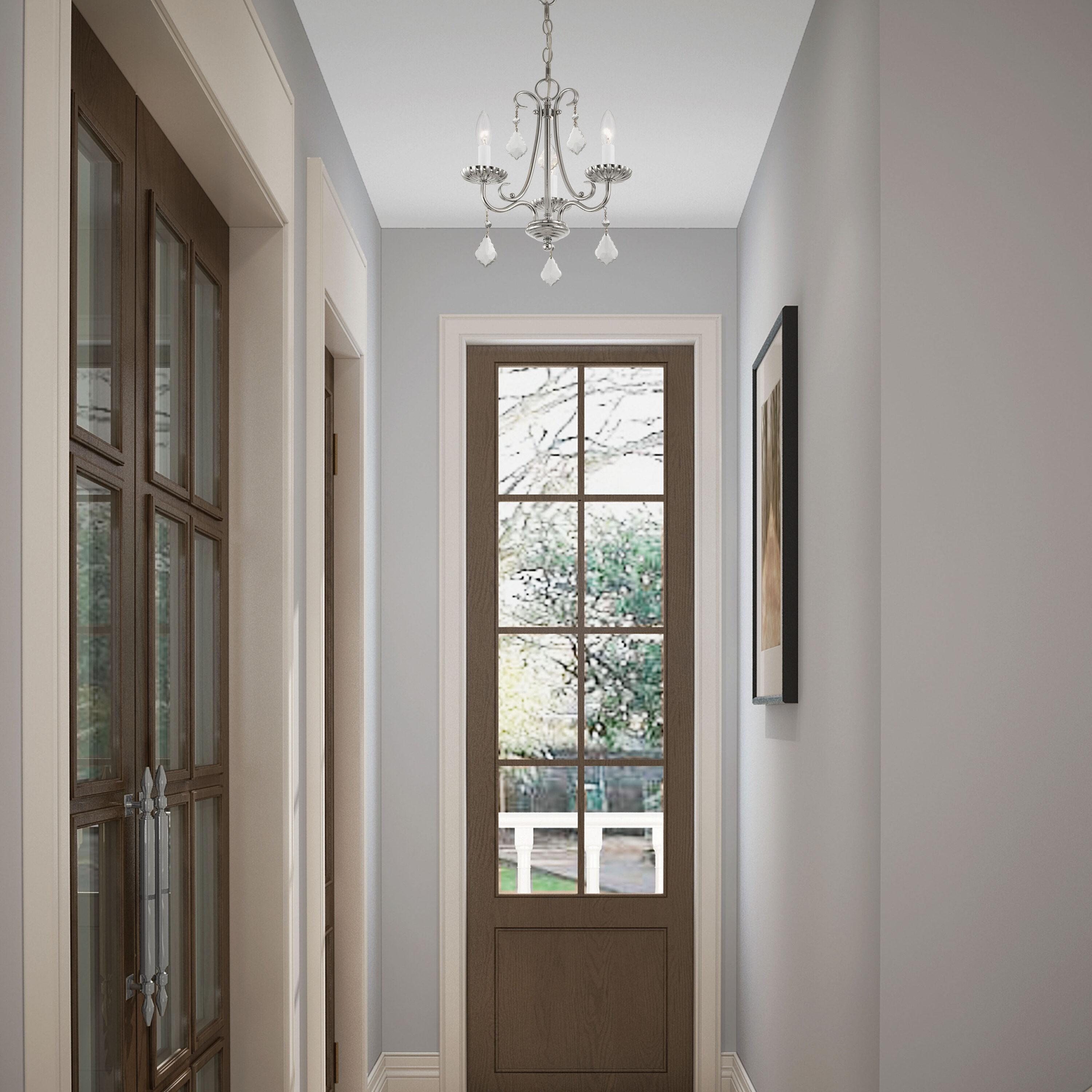 Livex Lighting Daphne 3 - Light Chandelier in  Polished Chrome