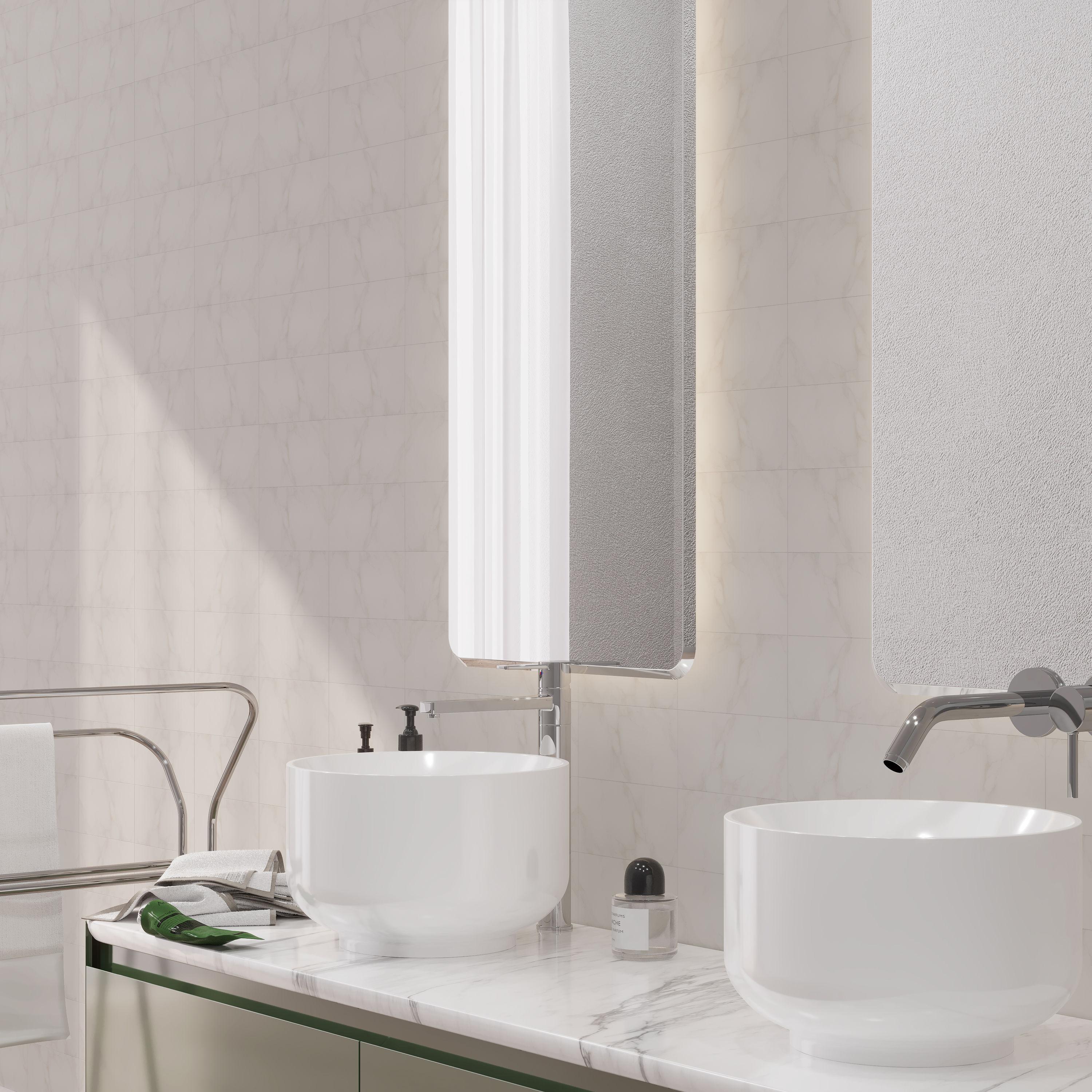 4'' W x 8'' L PVC Peel and Stick Subway Tile