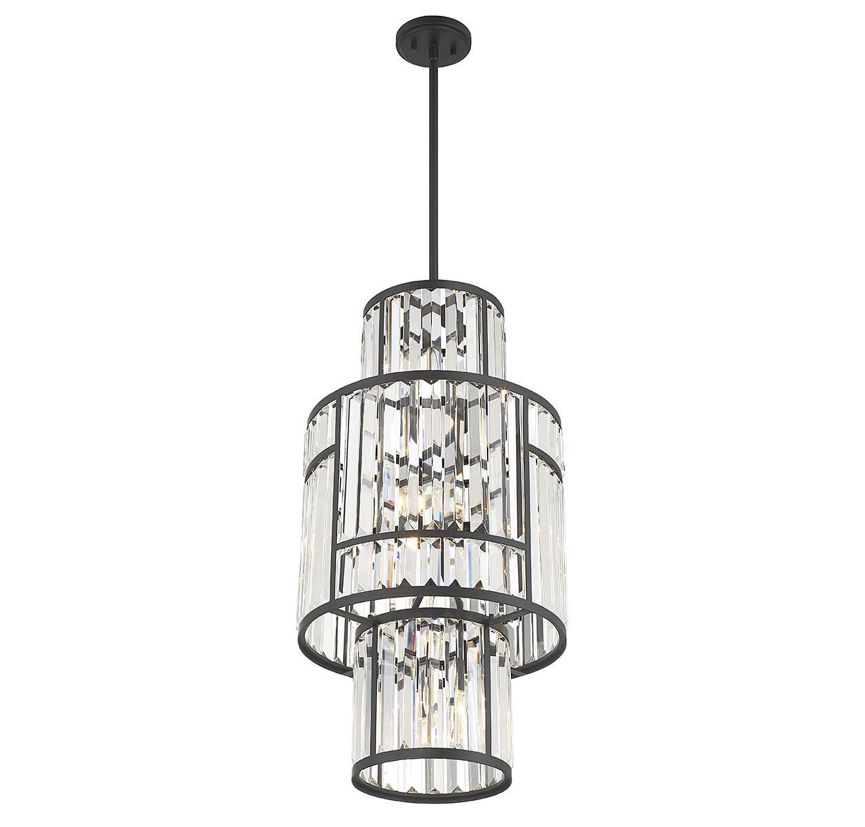 Savoy House Rohe 8 - Light Pendant in  Matte Black