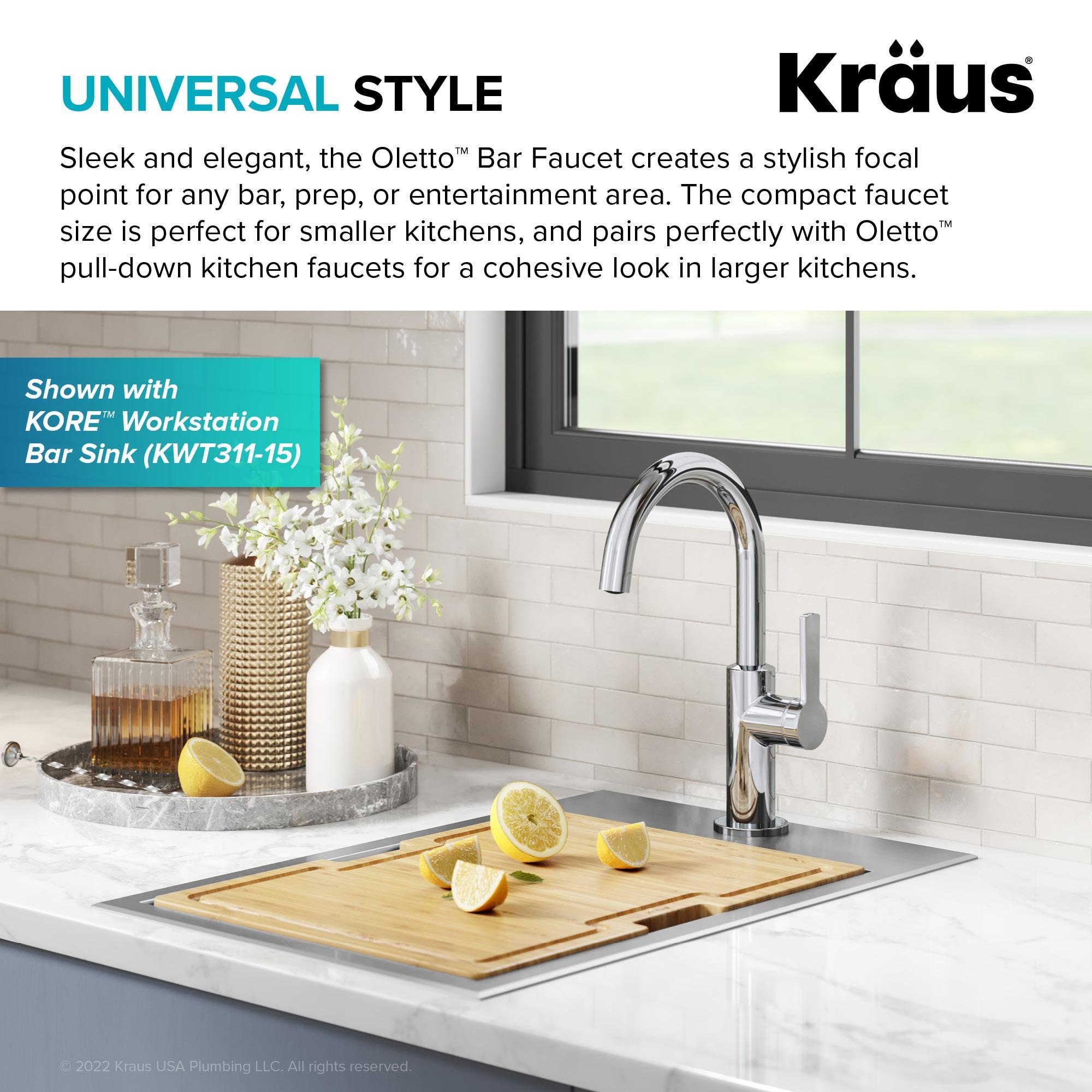 Oletto Single Handle Kitchen Bar Faucet