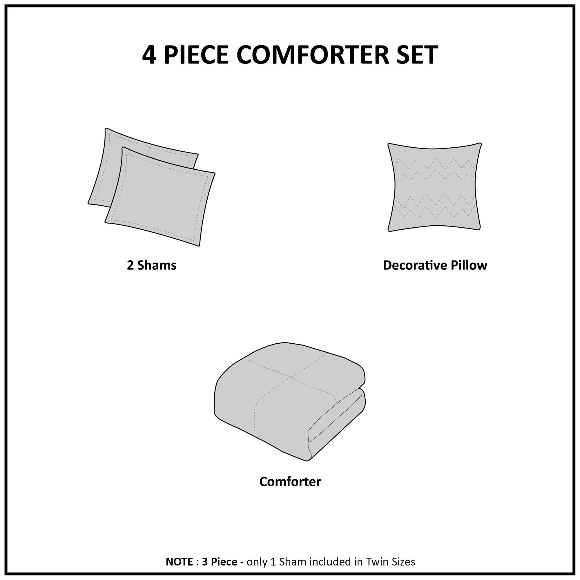 Intelligent Design King/Cal King Size Comforter Sets, 4-Piece Velvet Bedding Set for All Seasons, Teal Comforter Bed Set with Decor Pillow