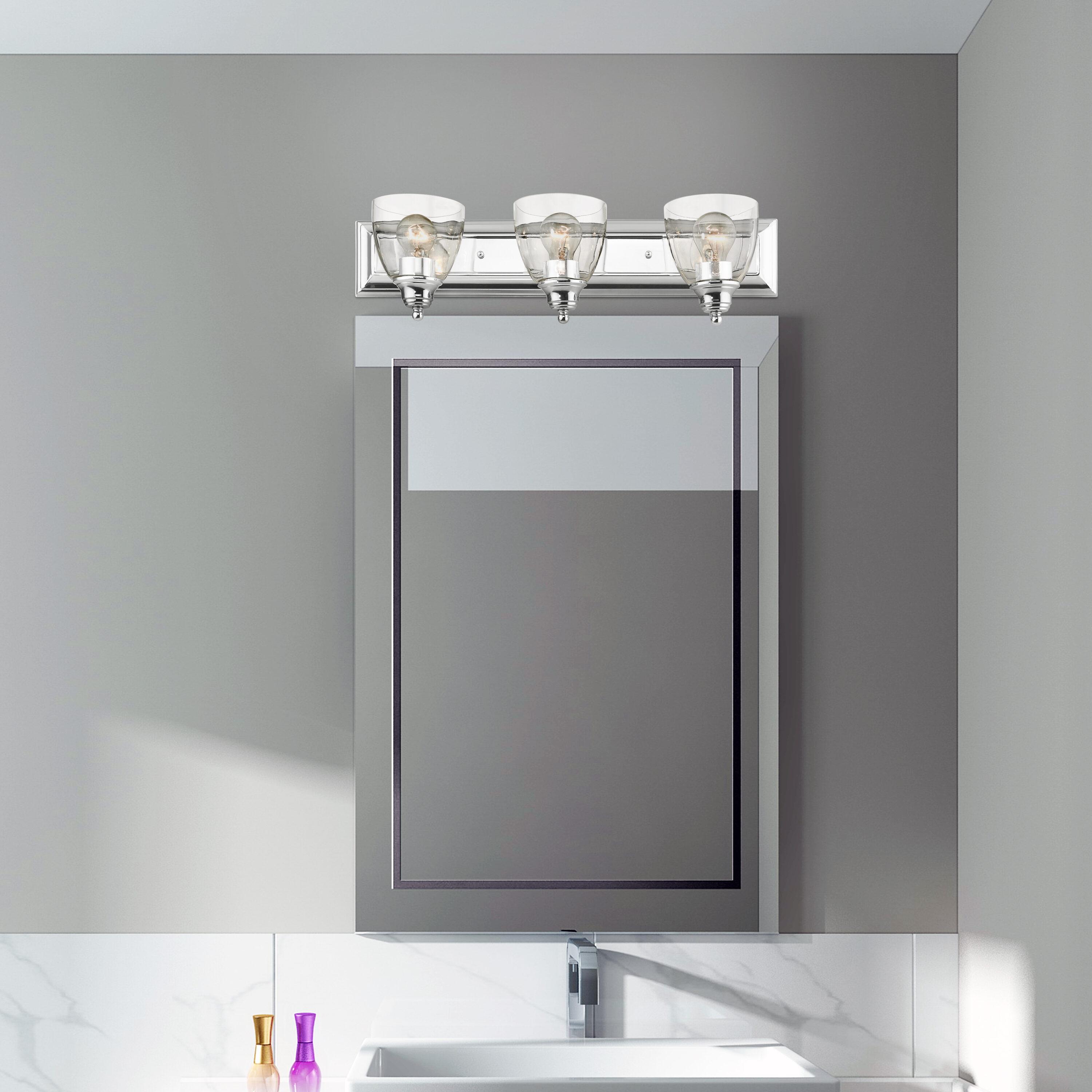 Livex Lighting Birmingham 3 - Light Vanity in  Polished Chrome