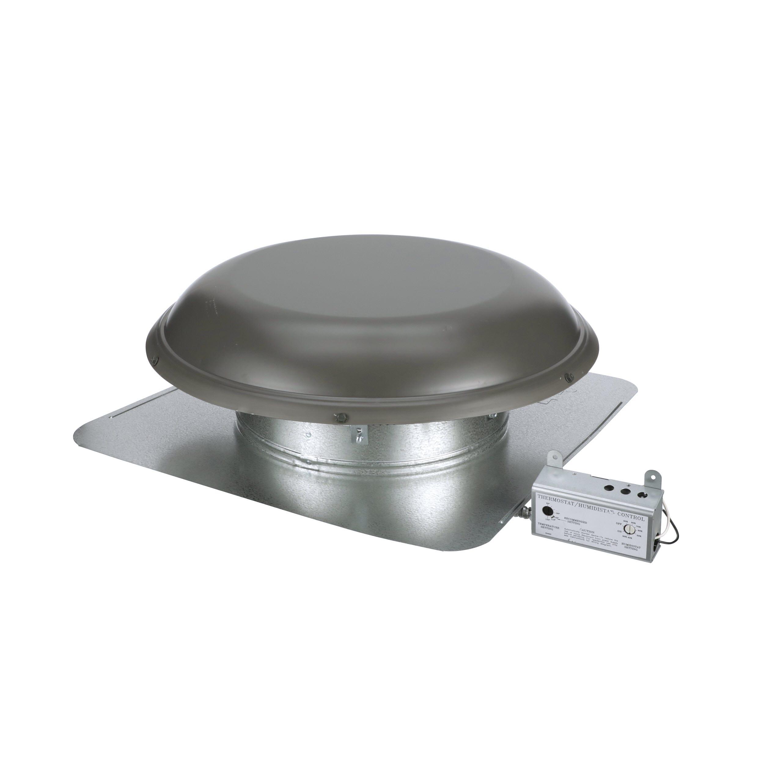 Air Vent Roof Mount Attic Vent with Humidistat/Thermostat