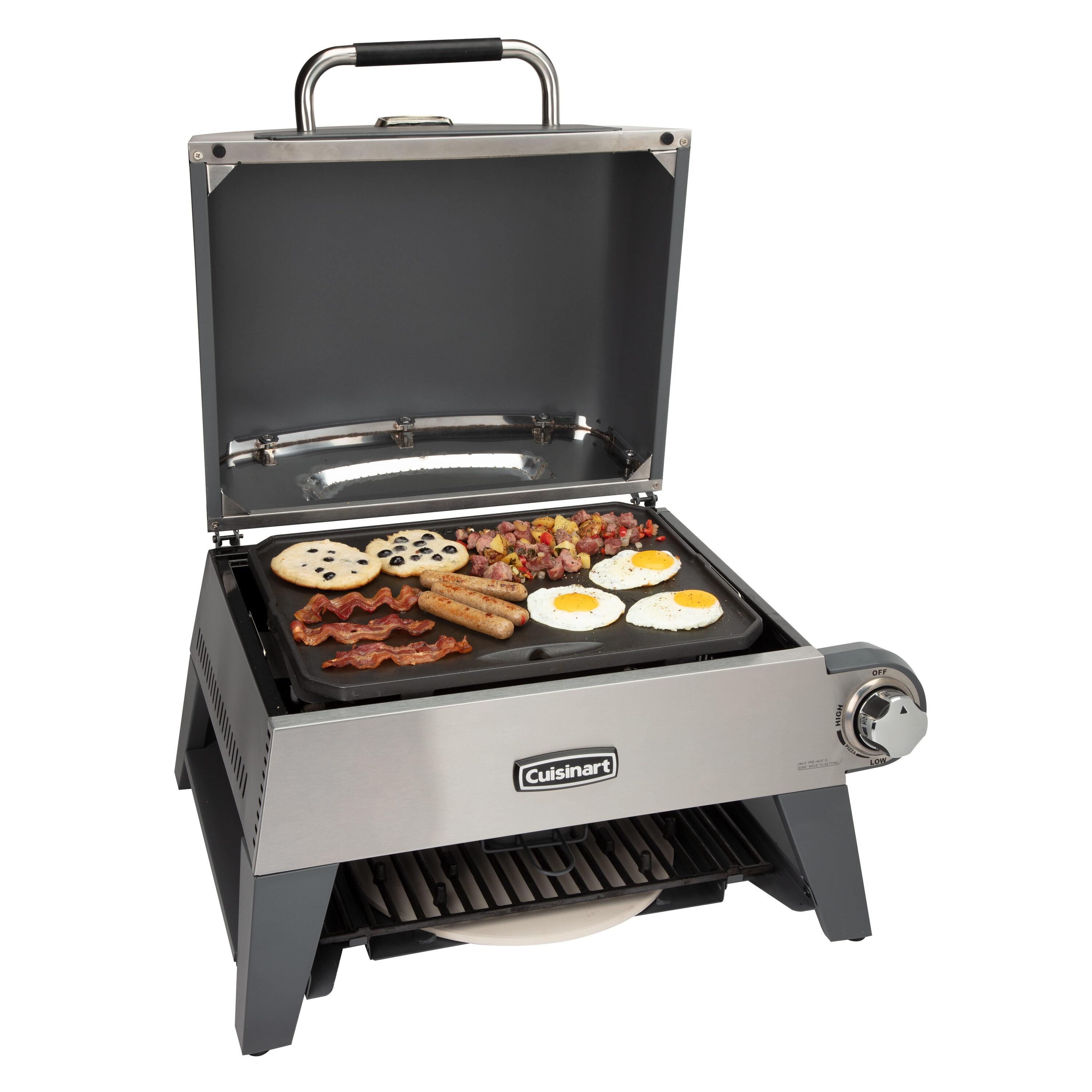 Cuisinart Stainless Steel Propane Grill, Griddle, & Pizza Oven