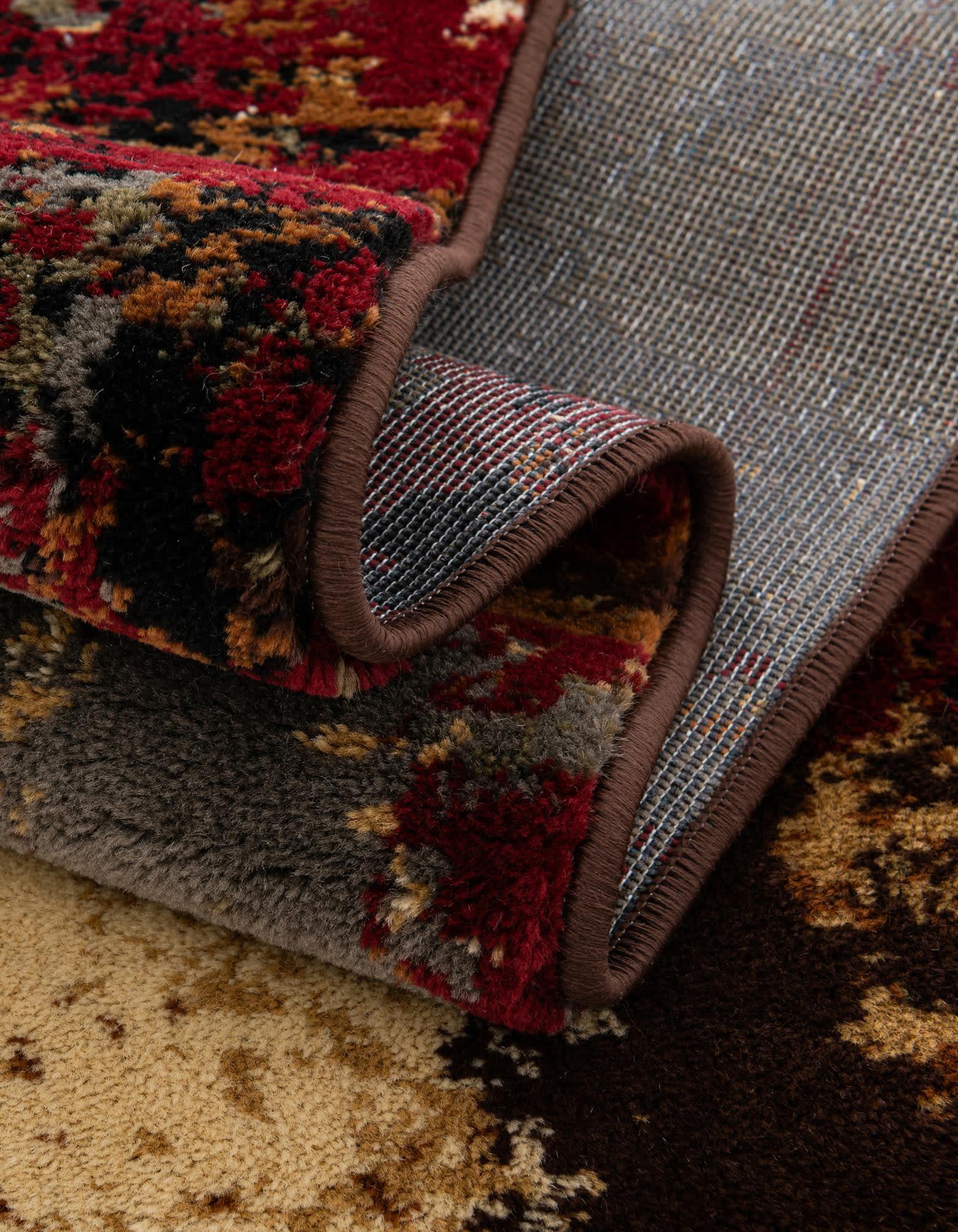 Unique Loom Barista Collection Area Rug - Catuai (5' 3" x 8' Rectangle Multi/Brown)