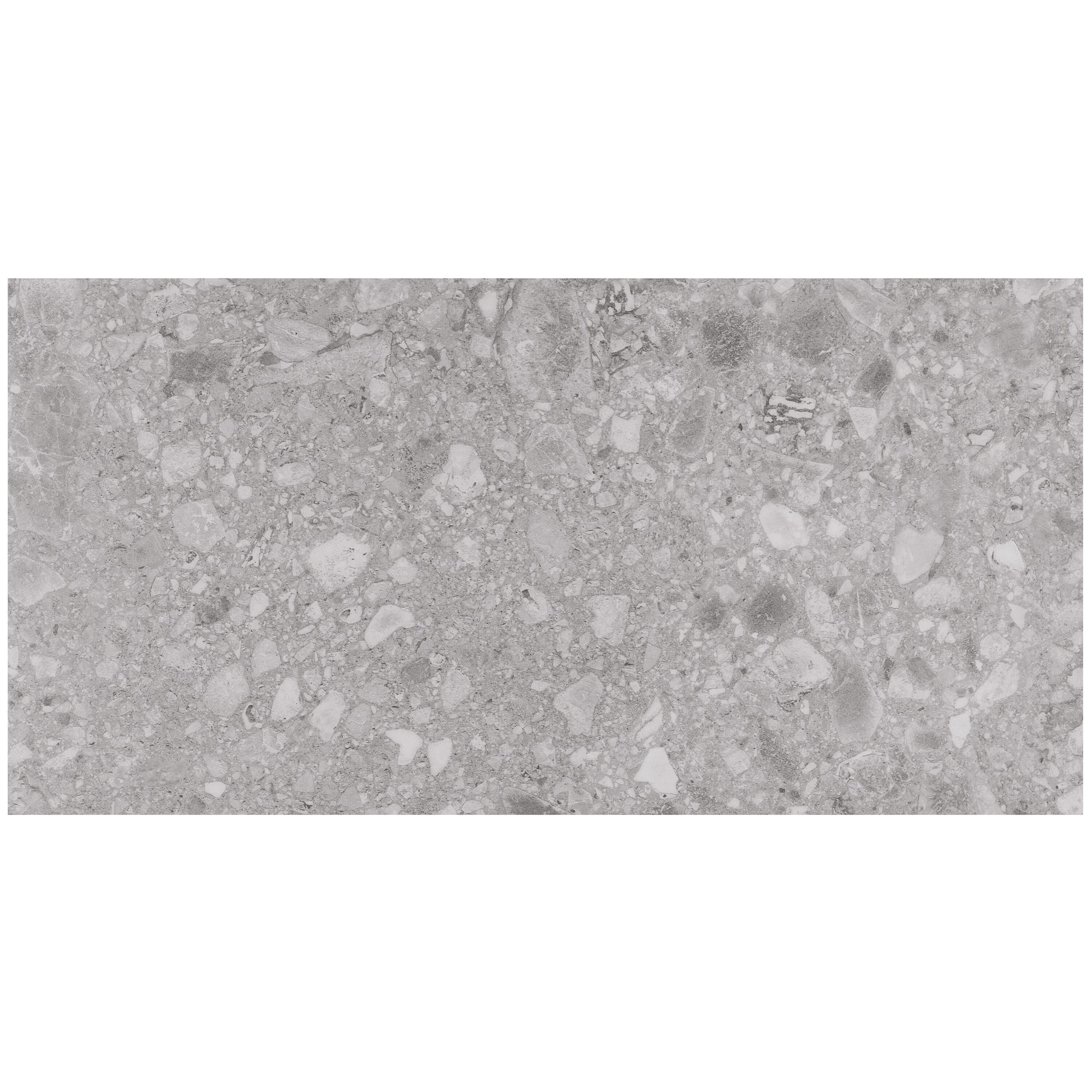Stonehenge Rizzo LVT 12MIL 12" W x 24" L Terrazzo Look Glue Down Luxury Vinyl Tile