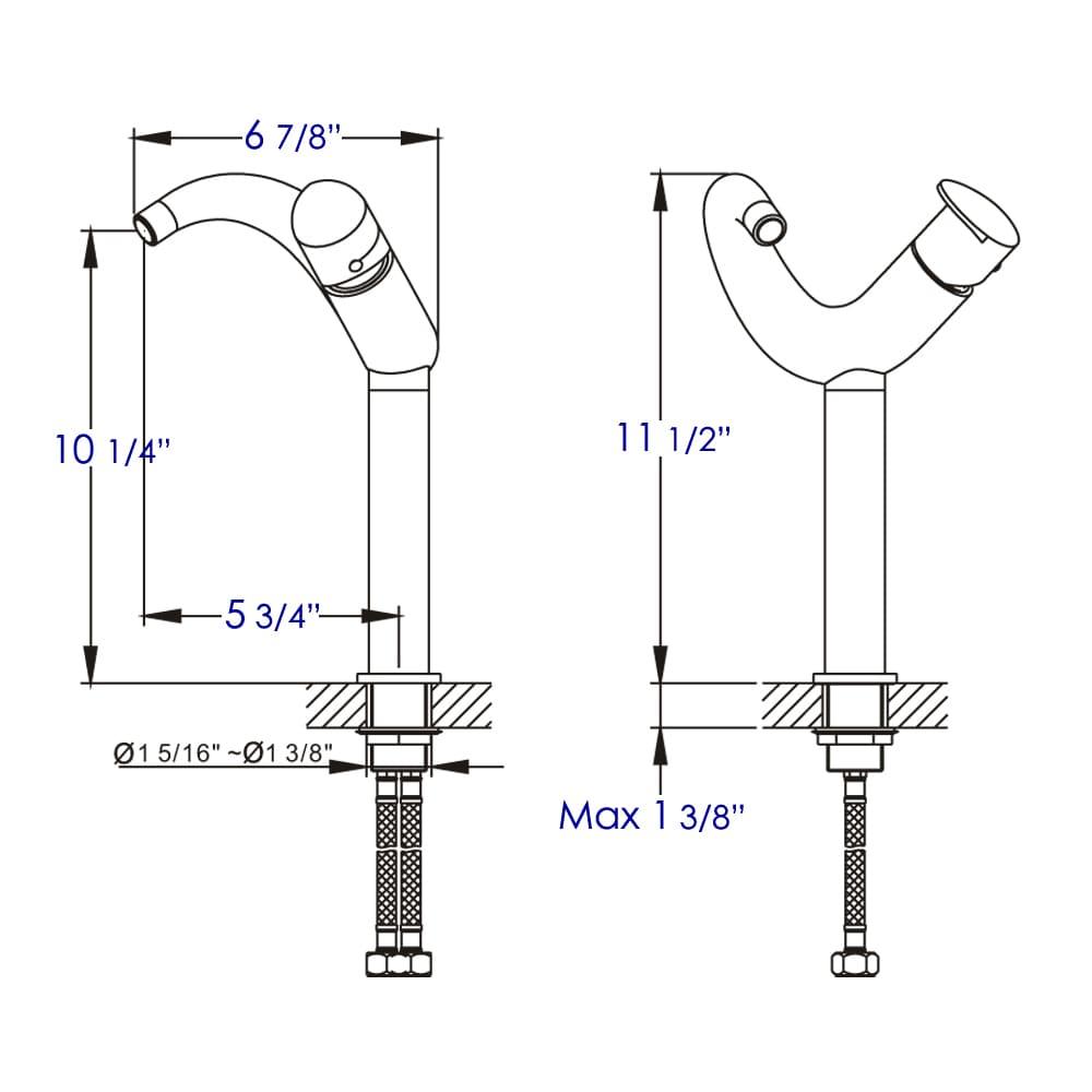 Vessel Sink Faucet Single-handle Bathroom Faucet