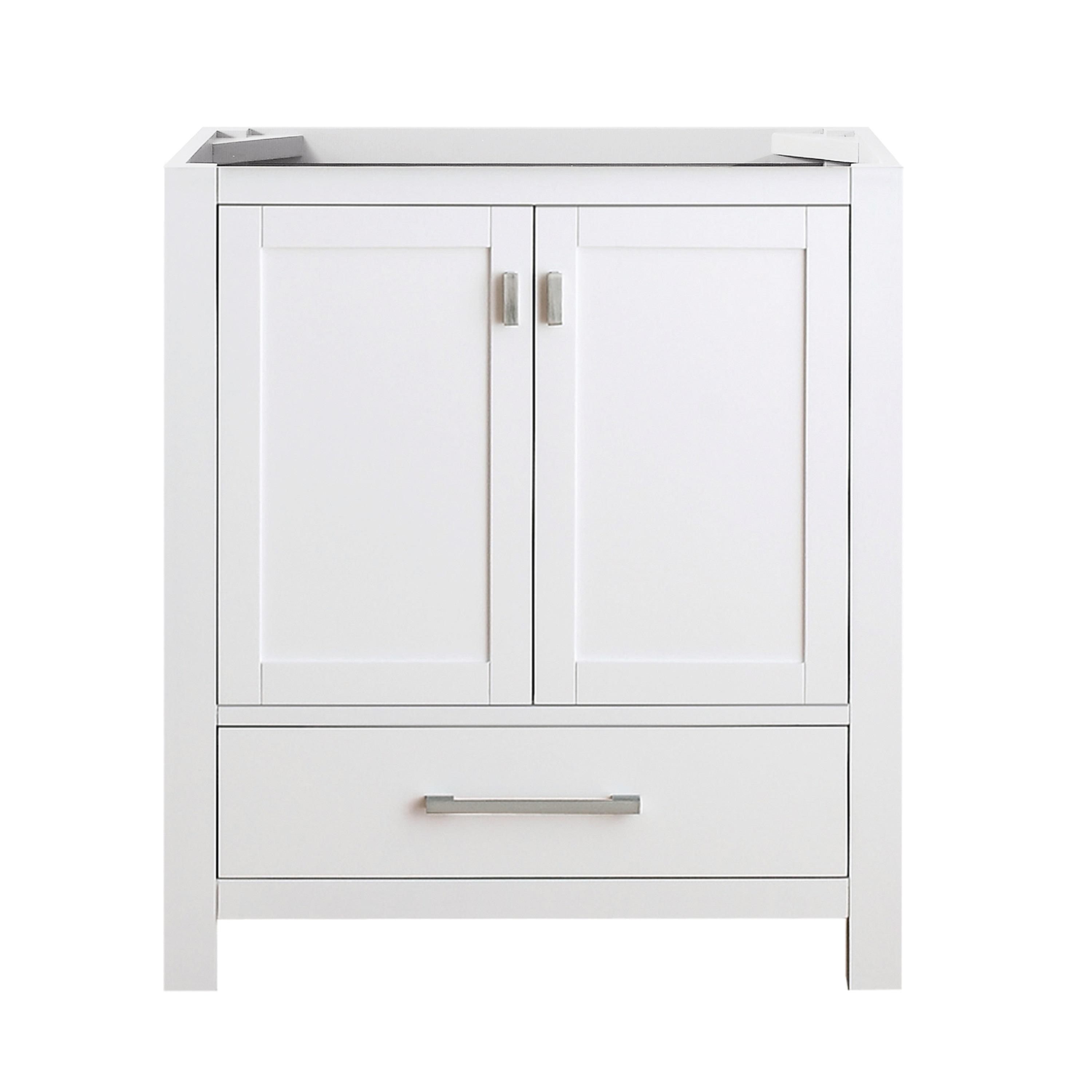 Avanity Modero-V30 Modero 30" Single Free Standing Wood Vanity Cabinet Only - White