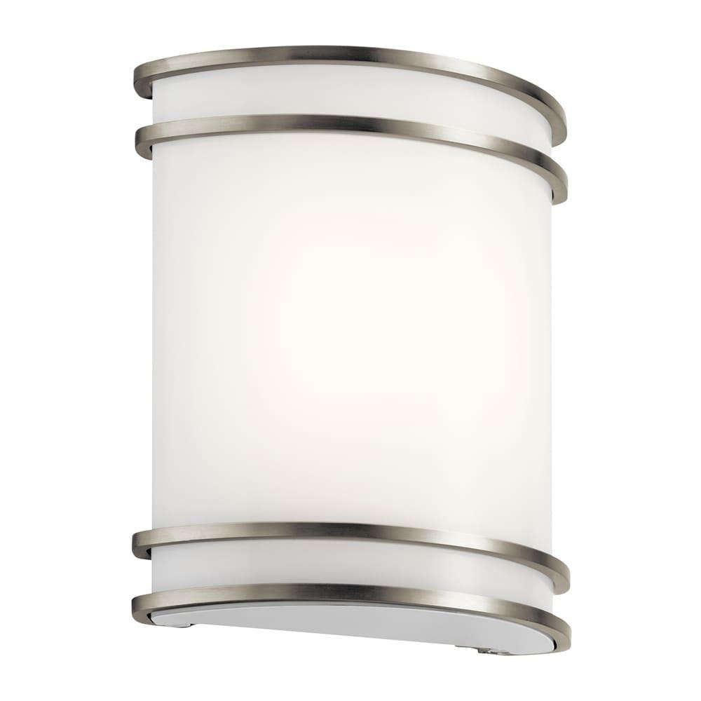 11319NILED-Kichler Lighting-1 Light Wall Sconce - with Utilitarian inspirations - 10.75 inches tall by 9.5 inches wide-Brushed Nickel Finish