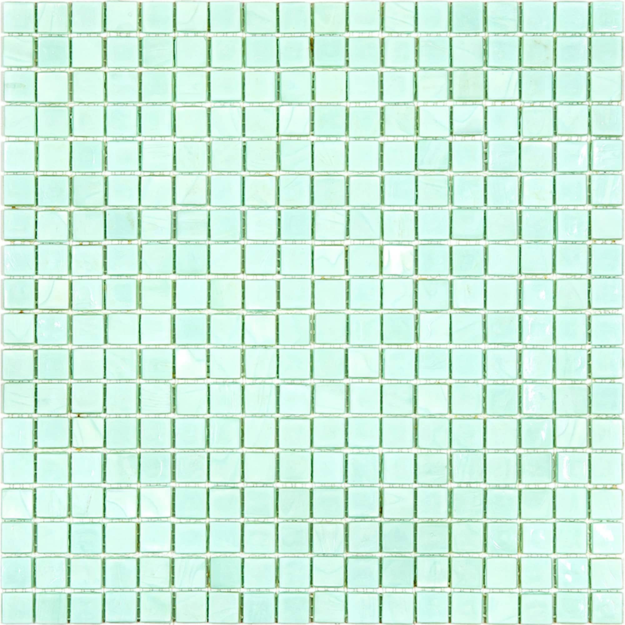 Skosh 0.6" x 0.6" Glass Grid Mosaic Wall & Floor Tile