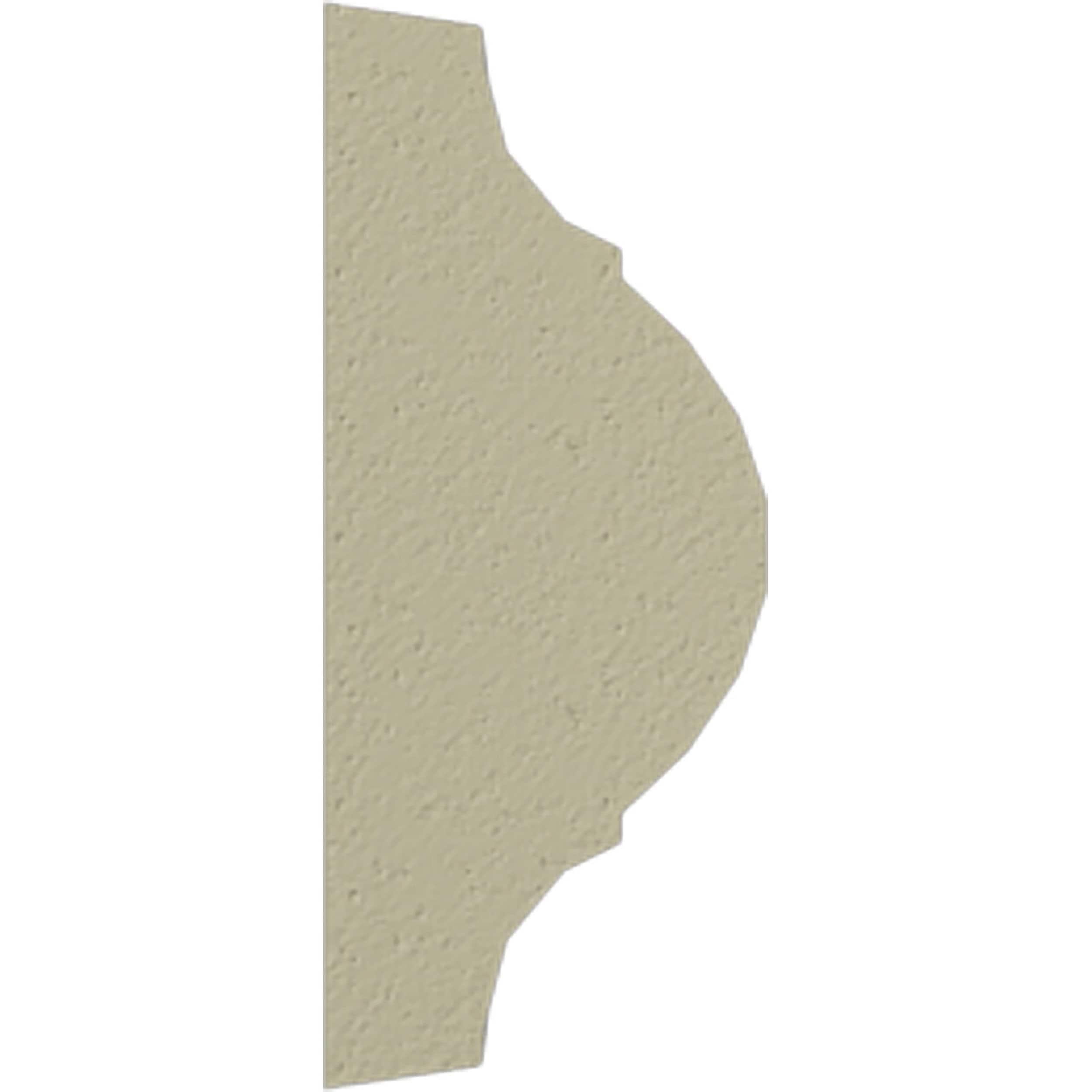 Ekena Millwork 1 5/8"H x 1/2"P x 94 1/2"L Ashford Smooth Panel Moulding