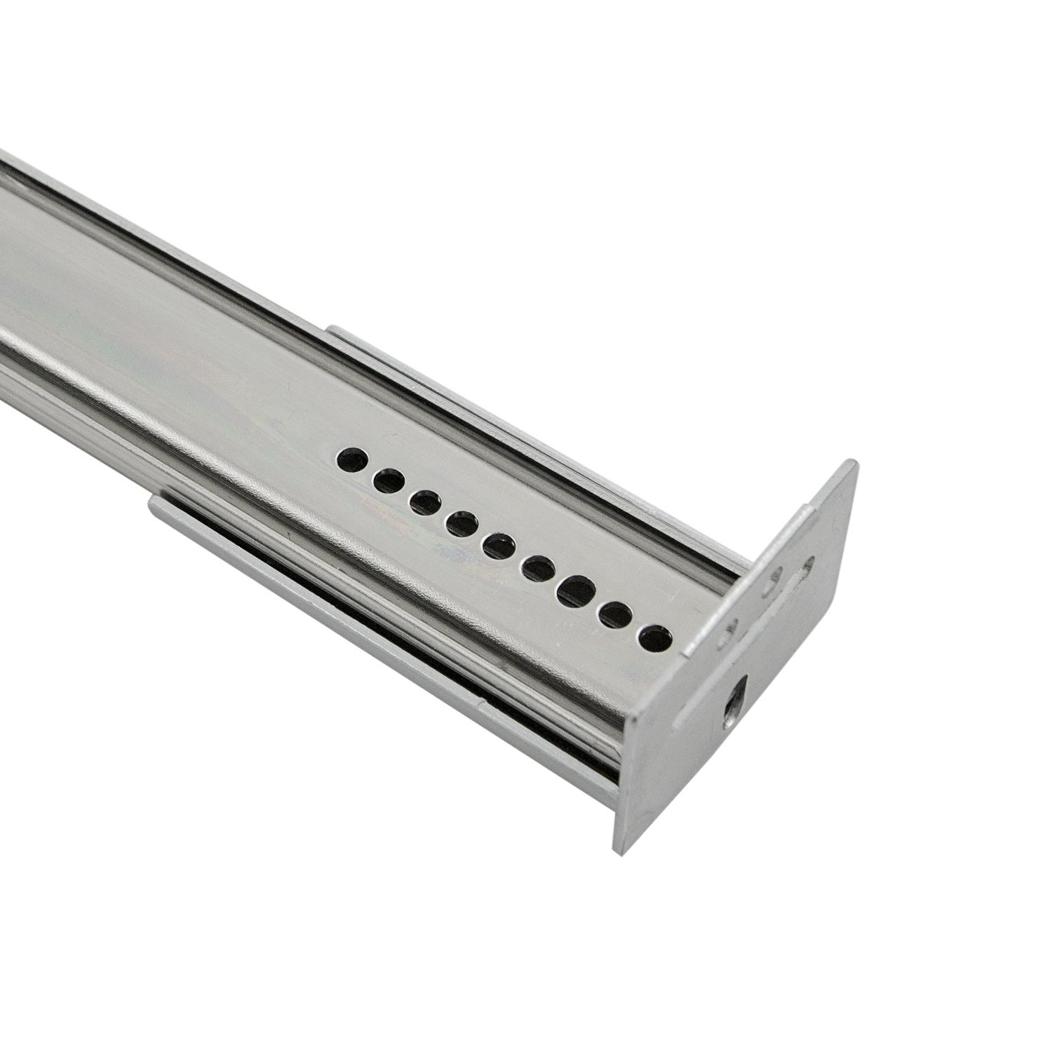 Drawer Slide Center Mount 3/4 Extension Cadmium Finish