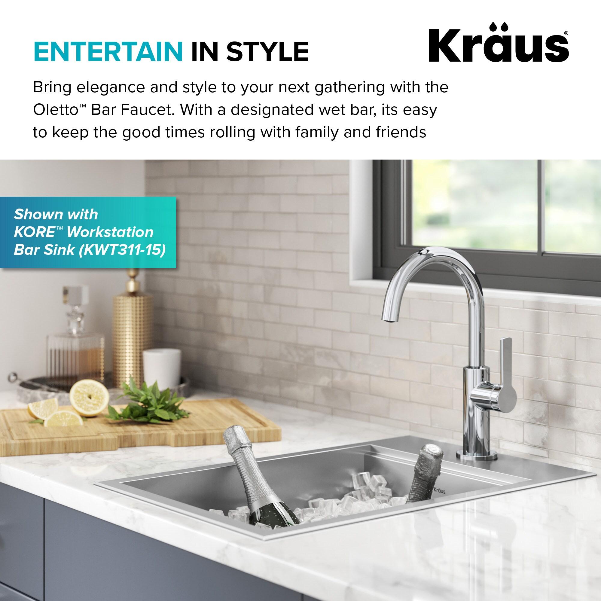 Oletto Single Handle Kitchen Bar Faucet