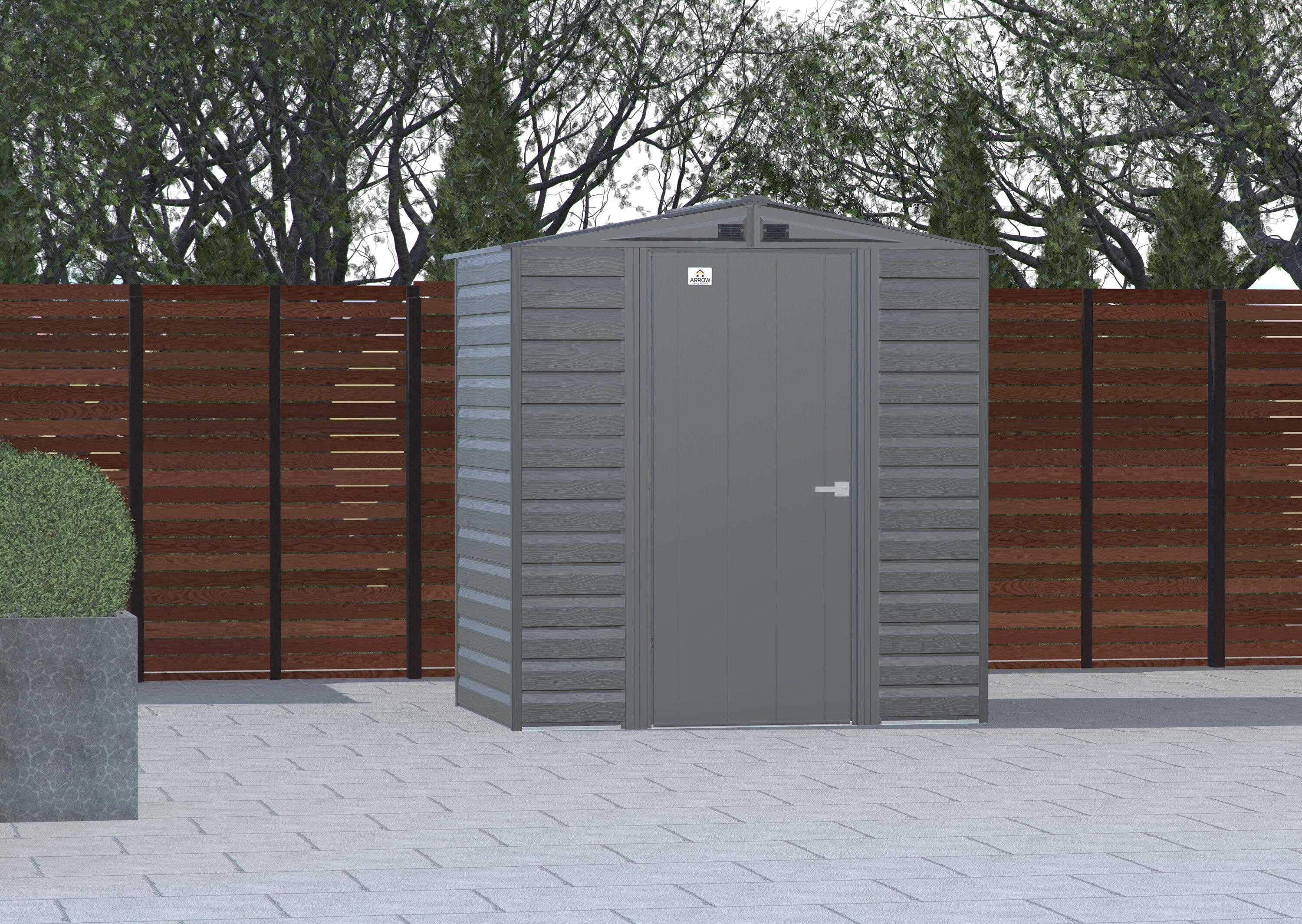Arrow Select Steel Storage Shed, 6x5