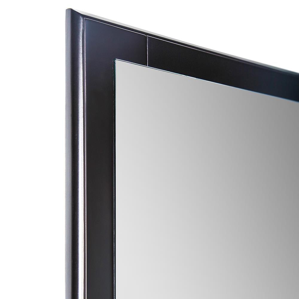 Oxford Wood Flat Wall Mirror