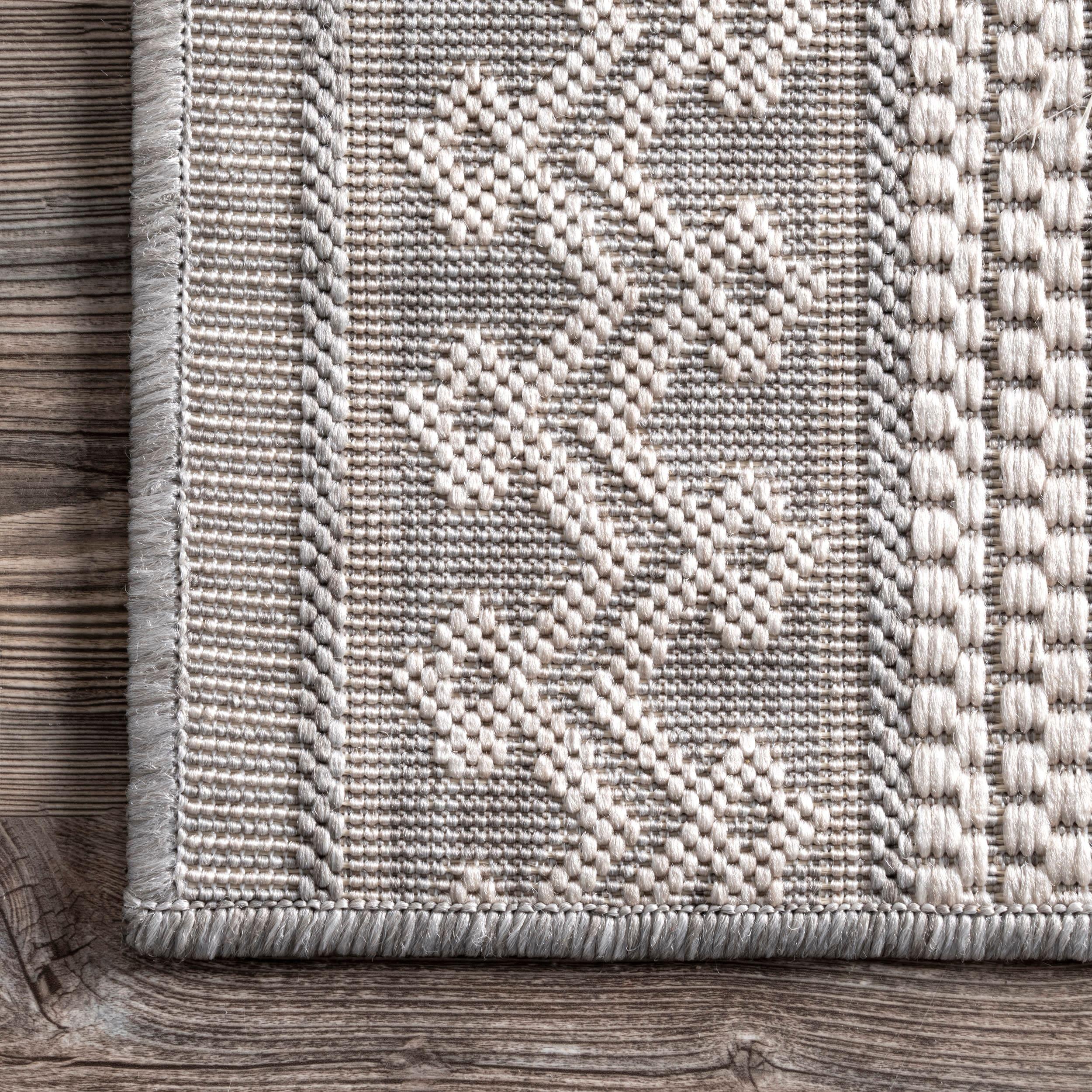 Foundry Select Altus Gray Indoor/Outdoor Area Rug