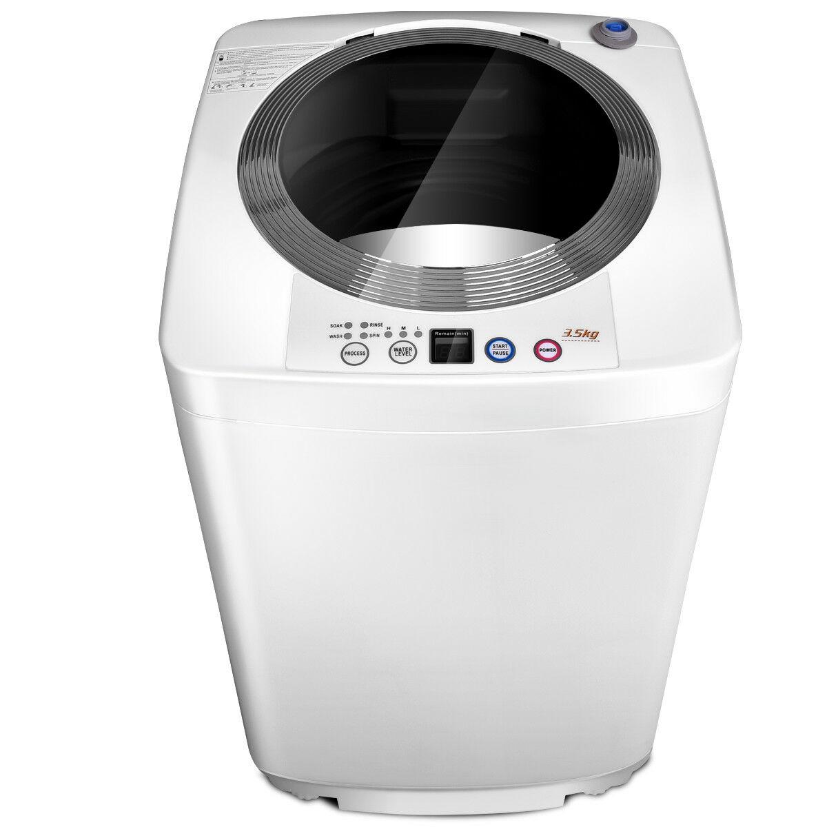 Costway Costway 0.79 cu. ft. High Efficiency Portable Washer in White