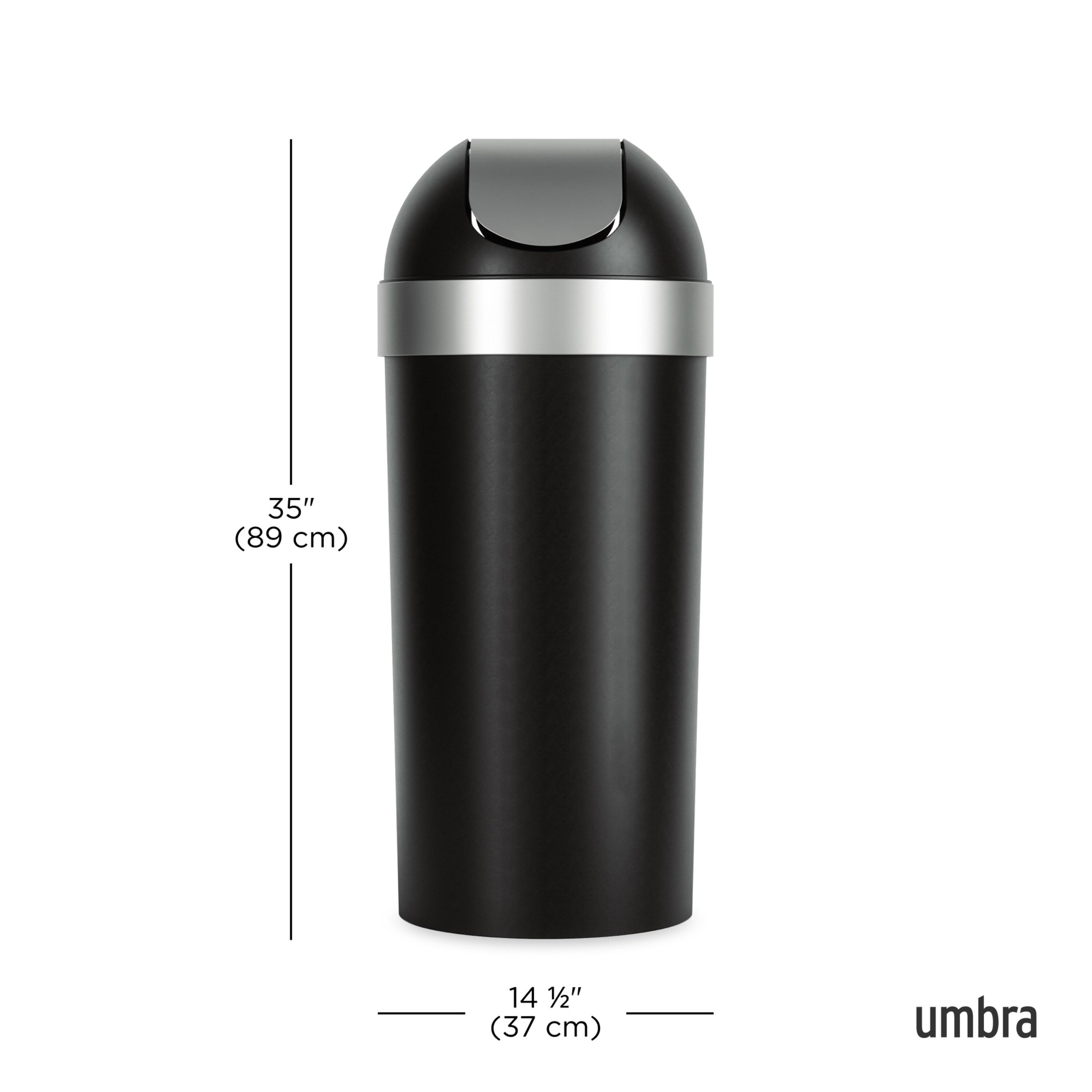 Venti Plastic Swing Top Trash Can - 16 Gallons