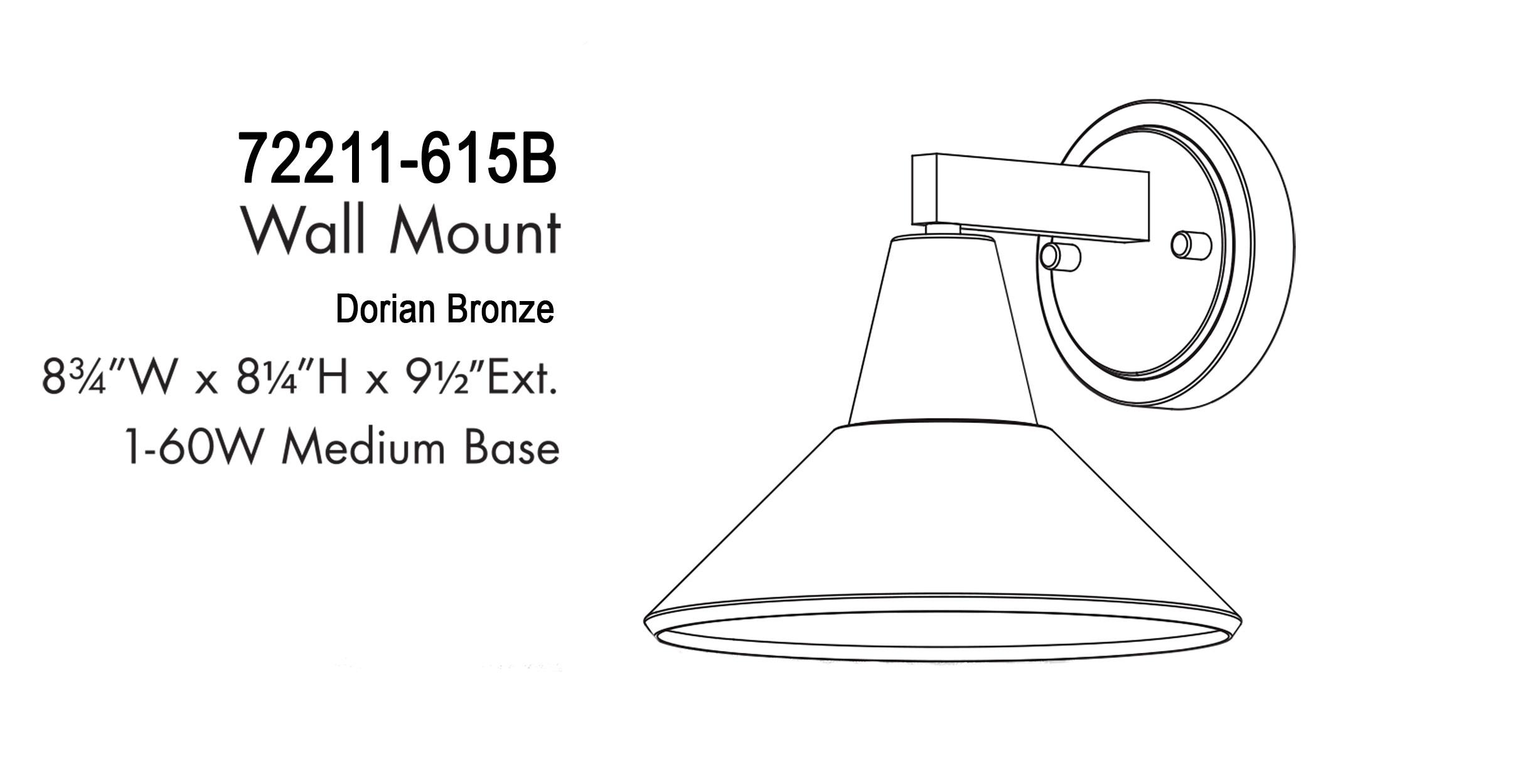 Bay Crest Aluminum Wall Light
