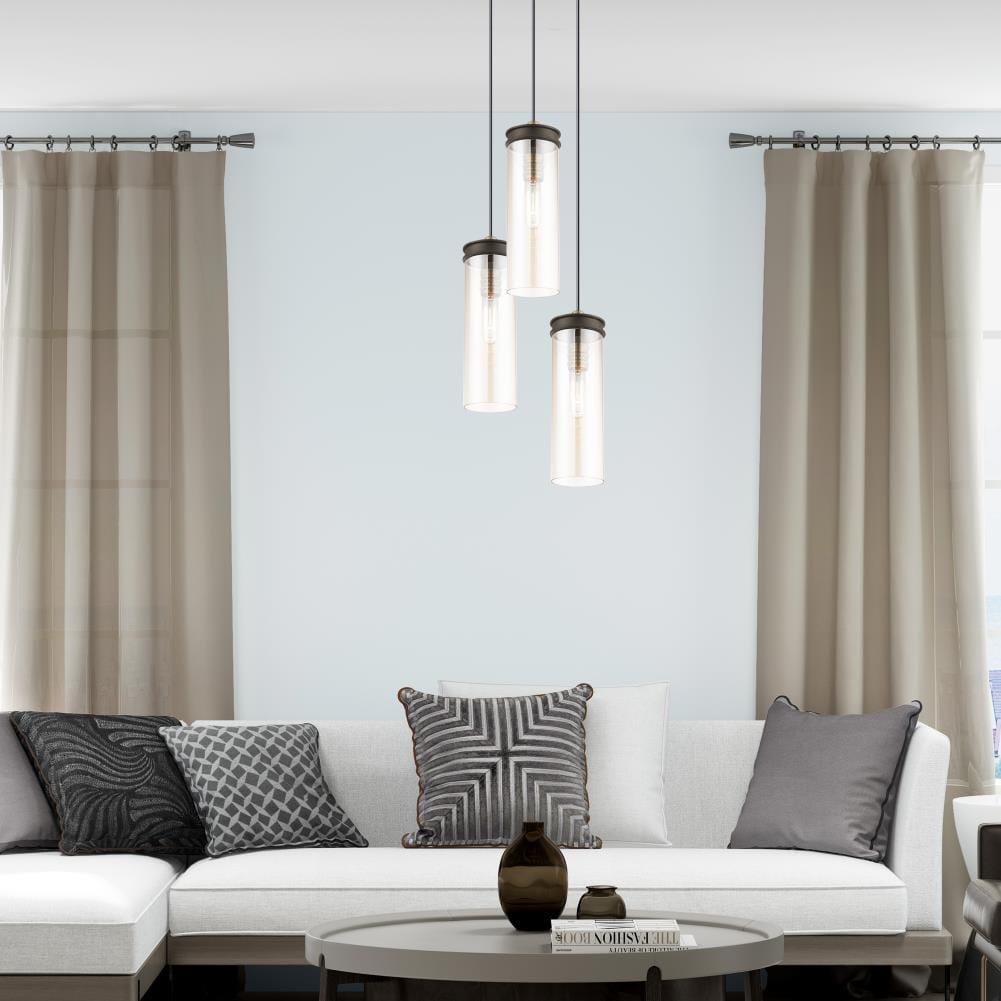 Livex Lighting Art Glass 1 - Light Pendant in  Bronze