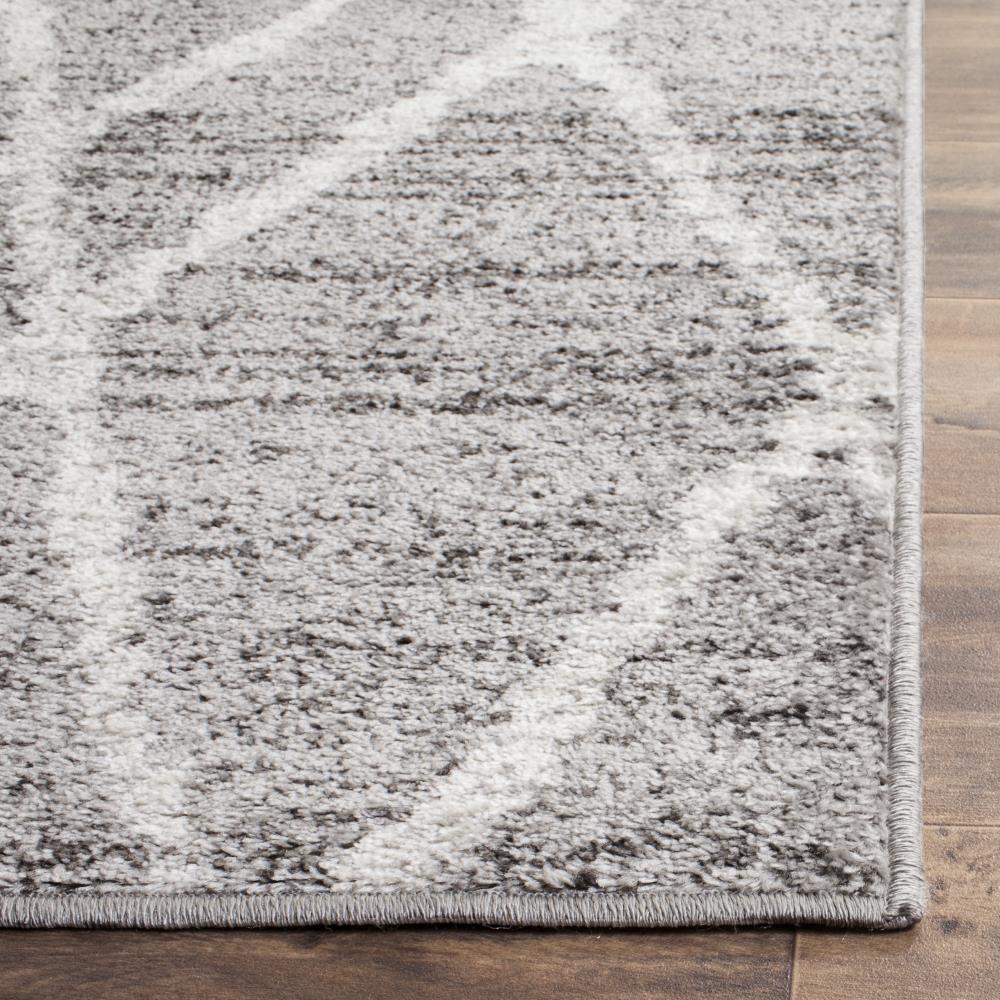 Adirondack ADR128 Power Loomed Area Rug - Ivory/Silver - 6'x9' - Safavieh.