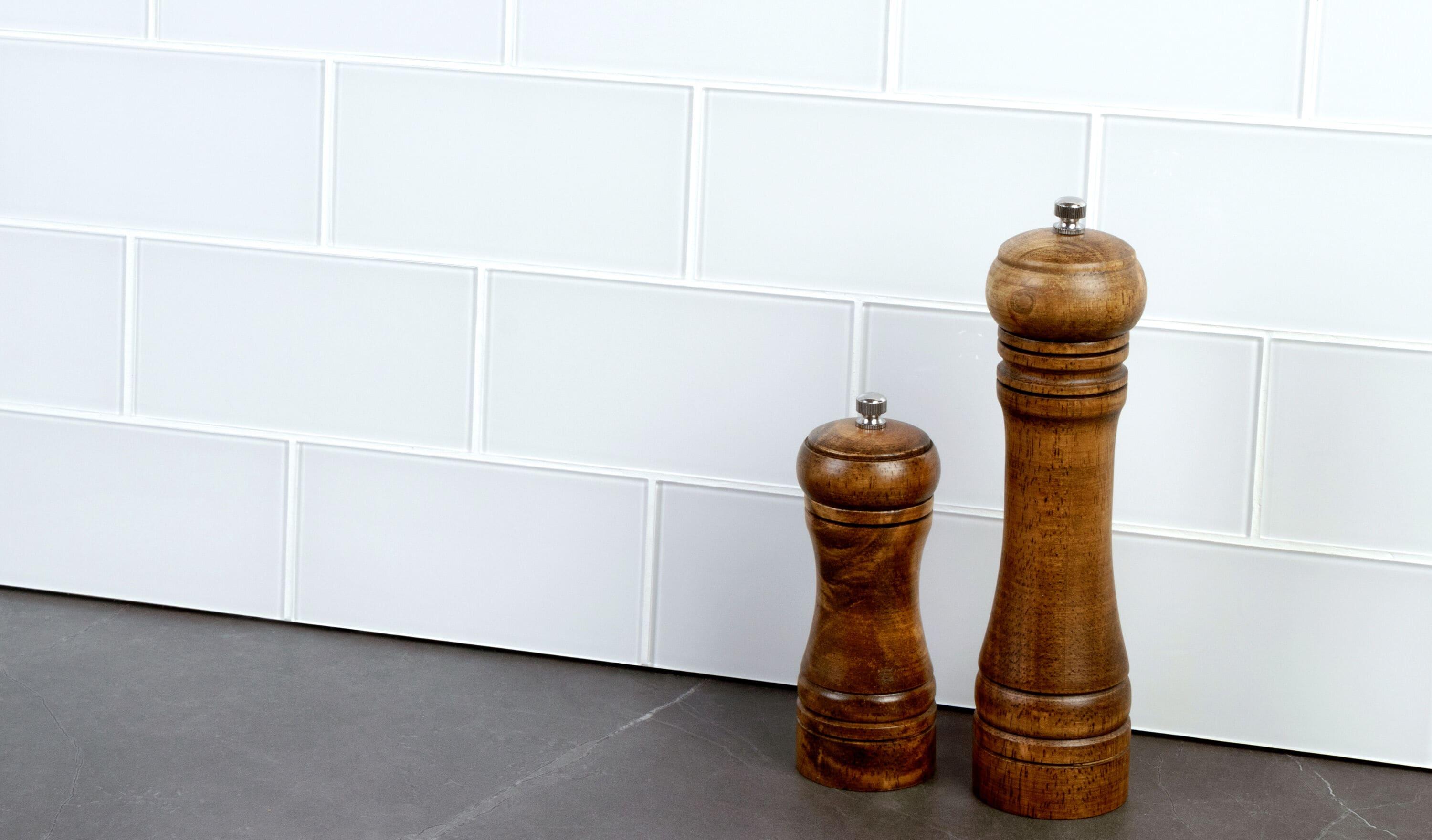 3'' W x 6'' L Glass Peel and Stick Subway Tile