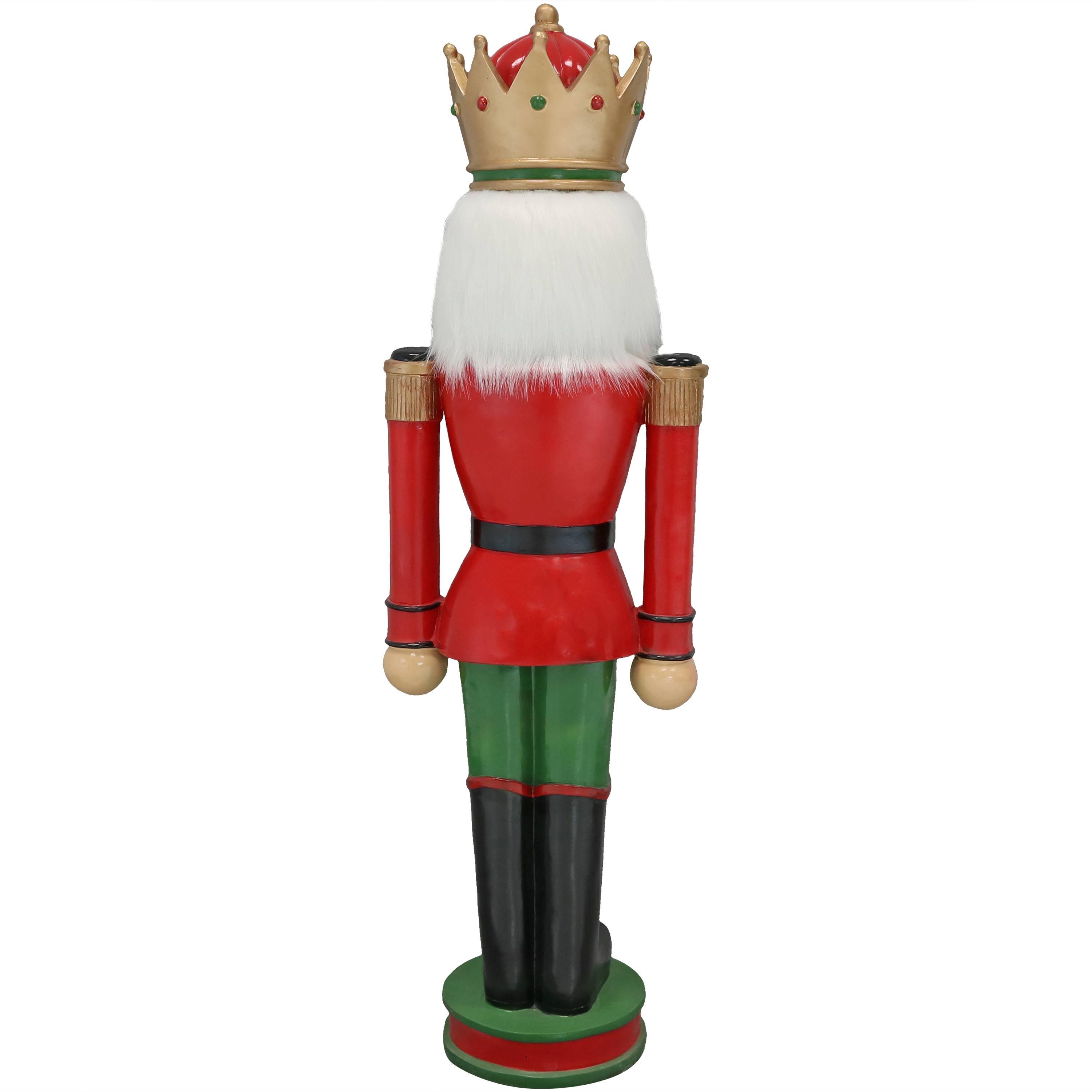 Sunnydaze Polyresin Matthias the Nutcracker Prince Christmas Holiday Decoration - 37" - 1 Nutcracker